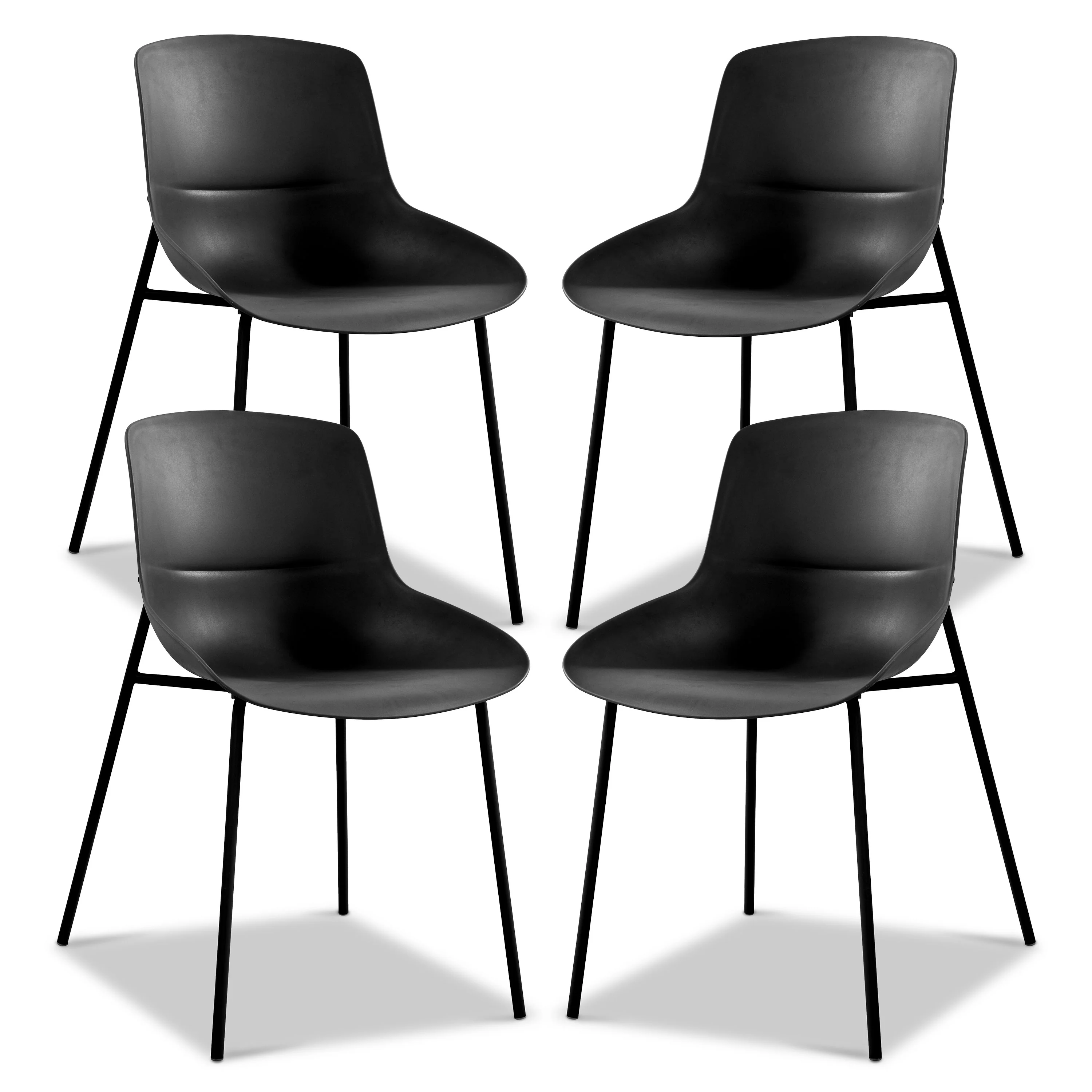 Tofino Dining Chair | Black | Set of 4 - Image 2
