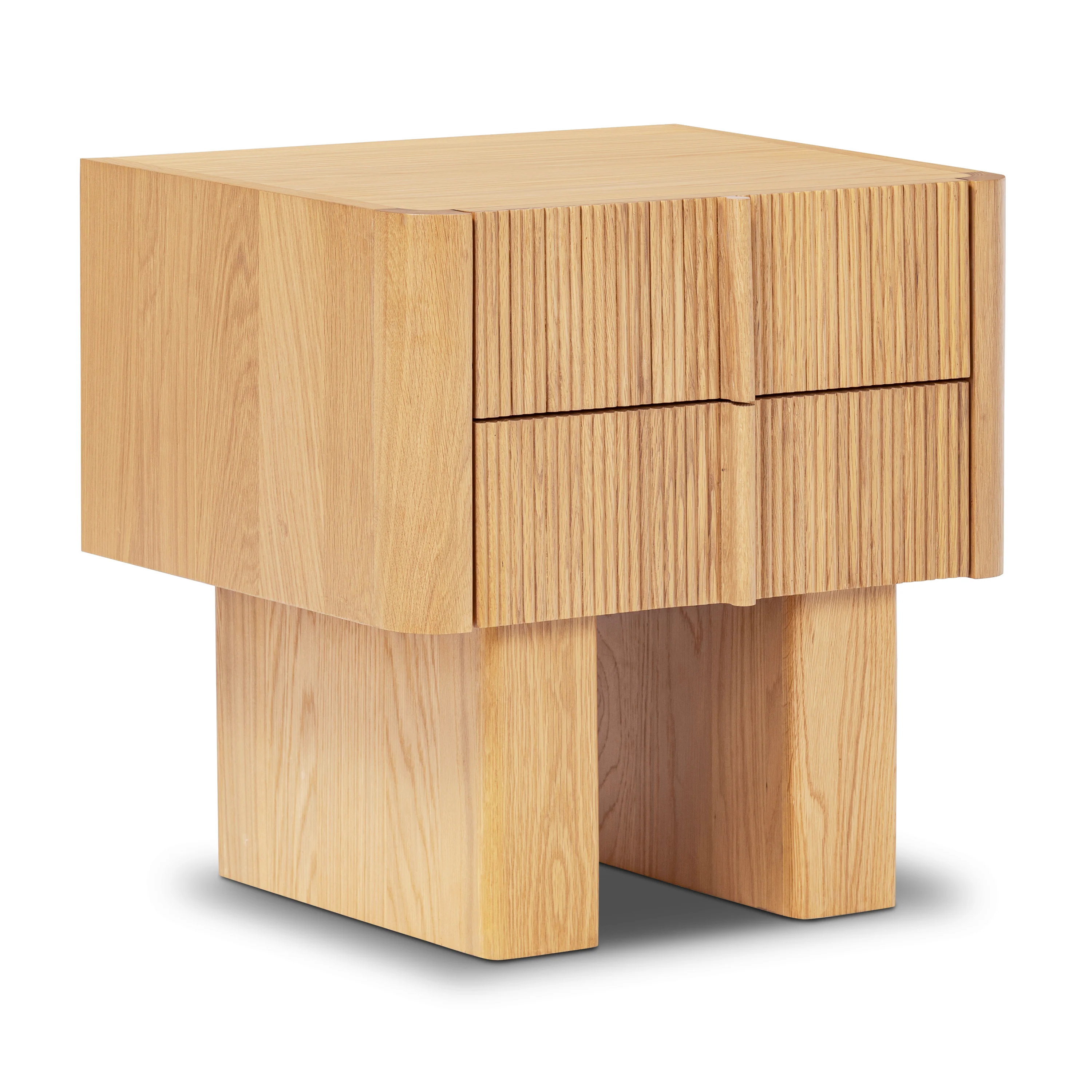 Toledo Nightstand | Oak - Image 4