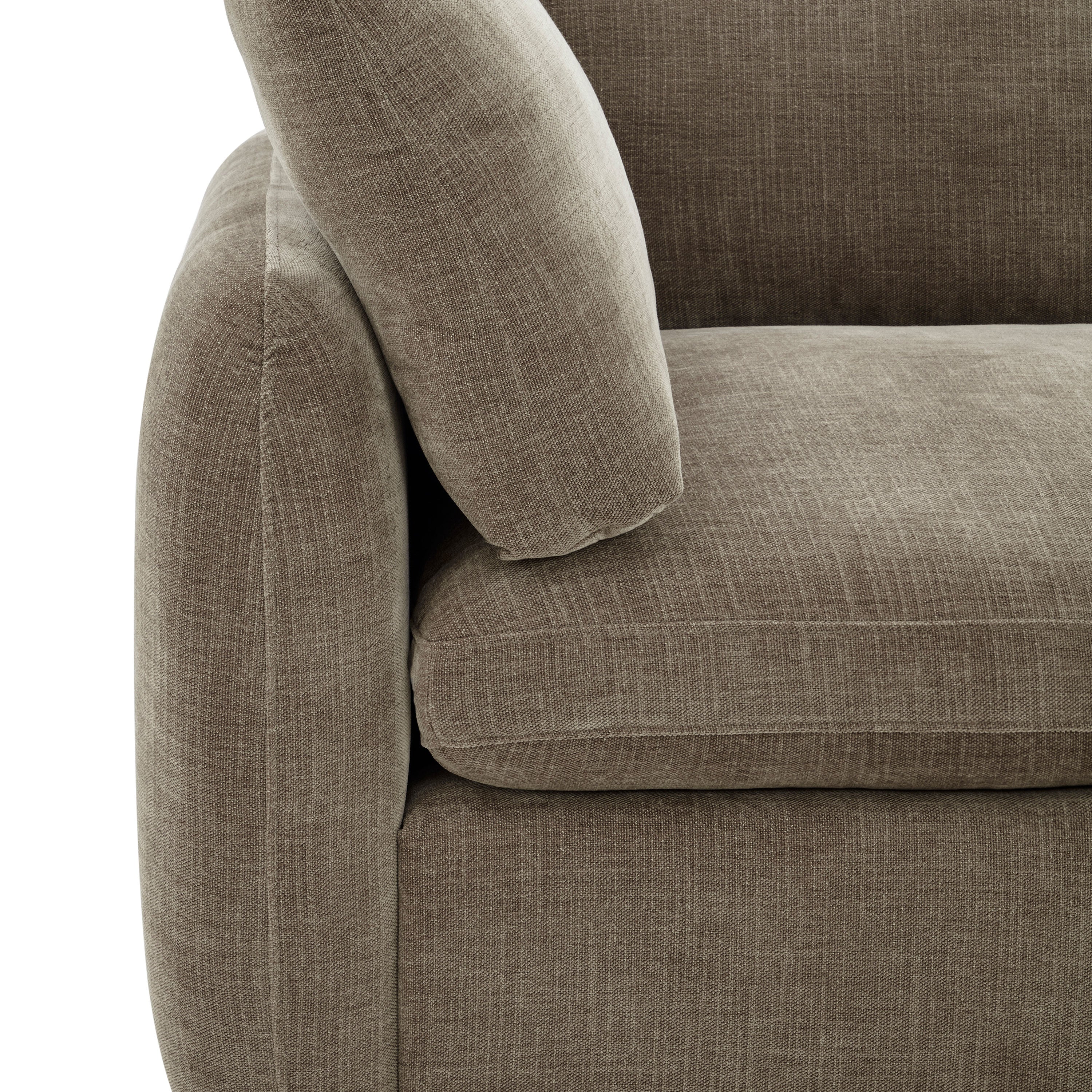 Tonga Modular 2-Piece Apartment Sofa | Clove Brown - Image 10