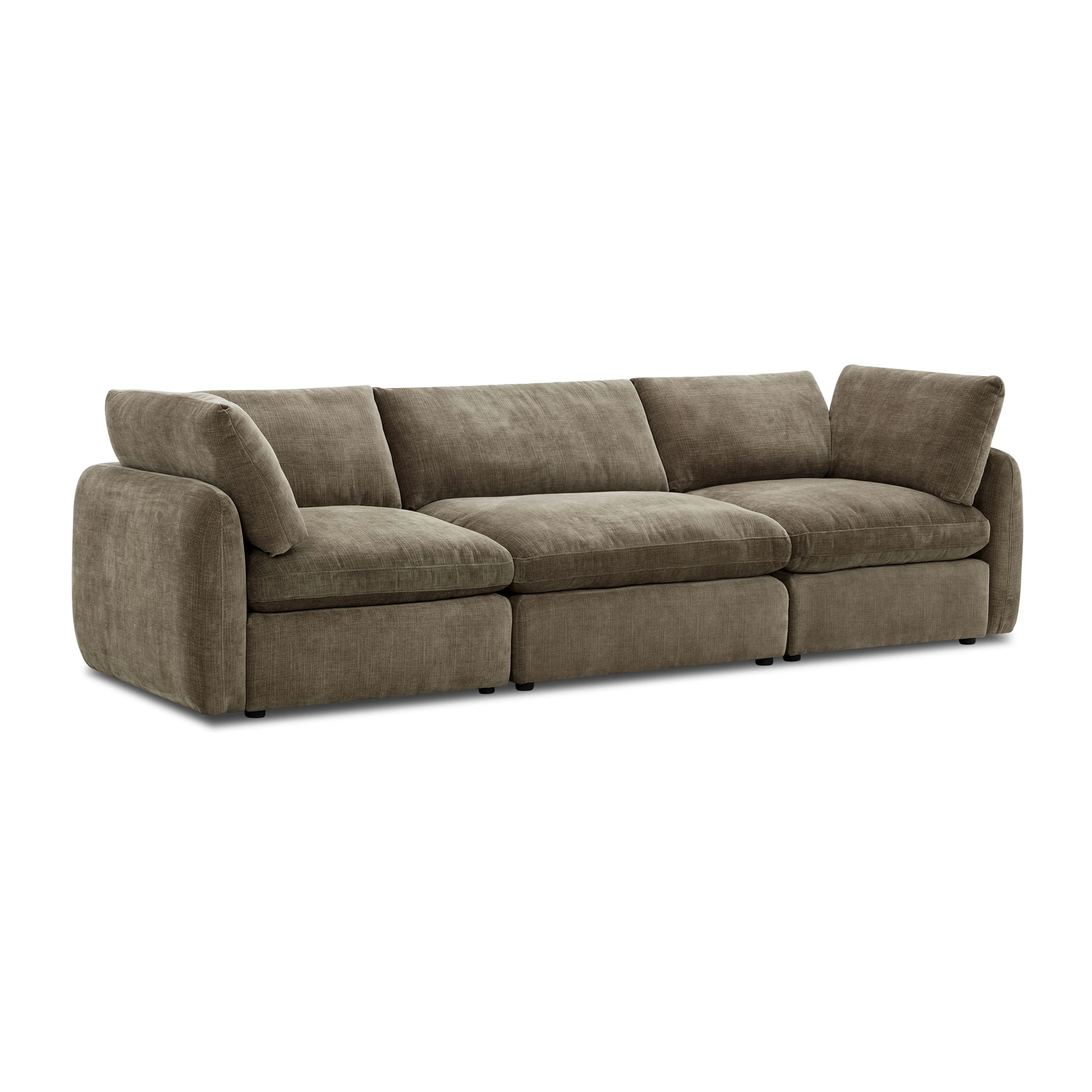 Tonga Modular 3-Piece Sofa | Clove Brown - Image 3