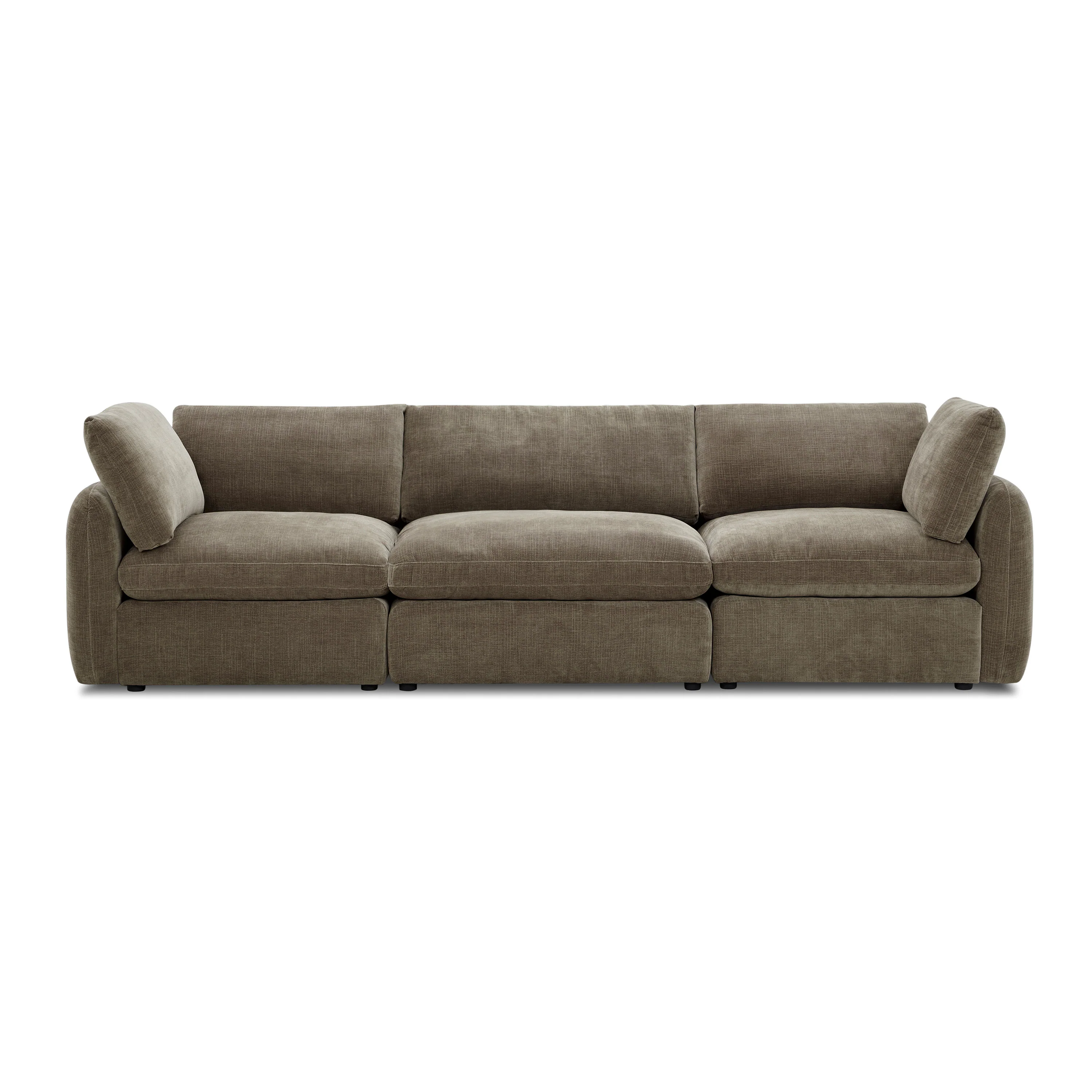 Tonga Modular 3-Piece Sofa | Clove Brown - Image 4