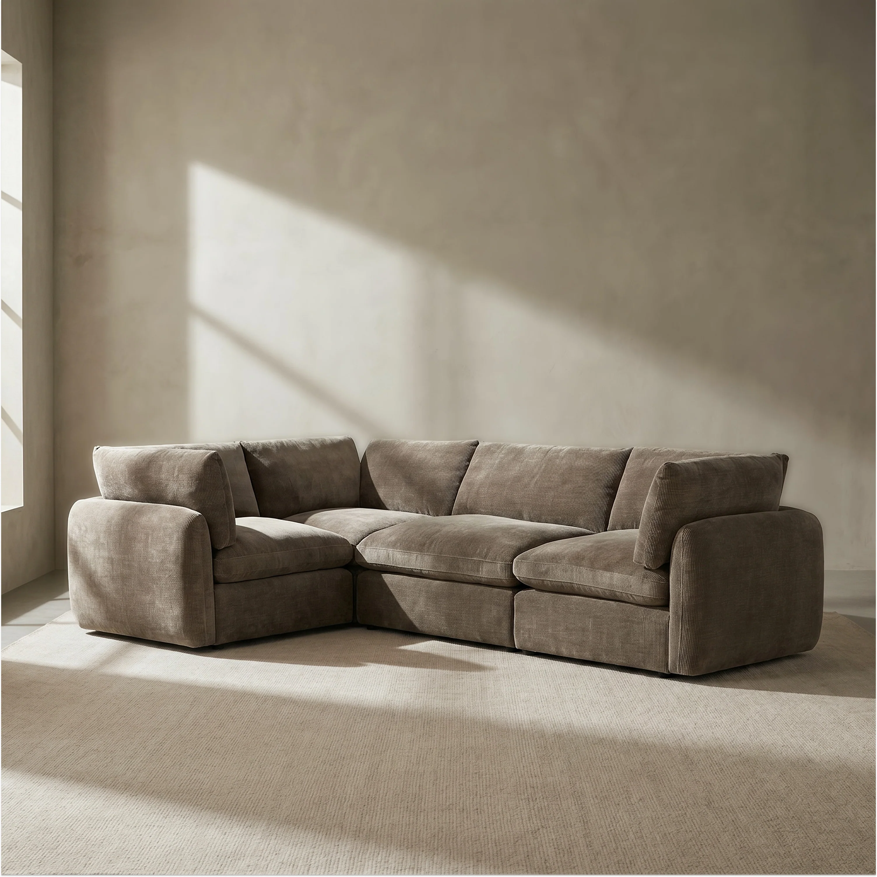 Tonga Modular 4-Piece L-Shaped Sectional | Clove Brown - Image 2
