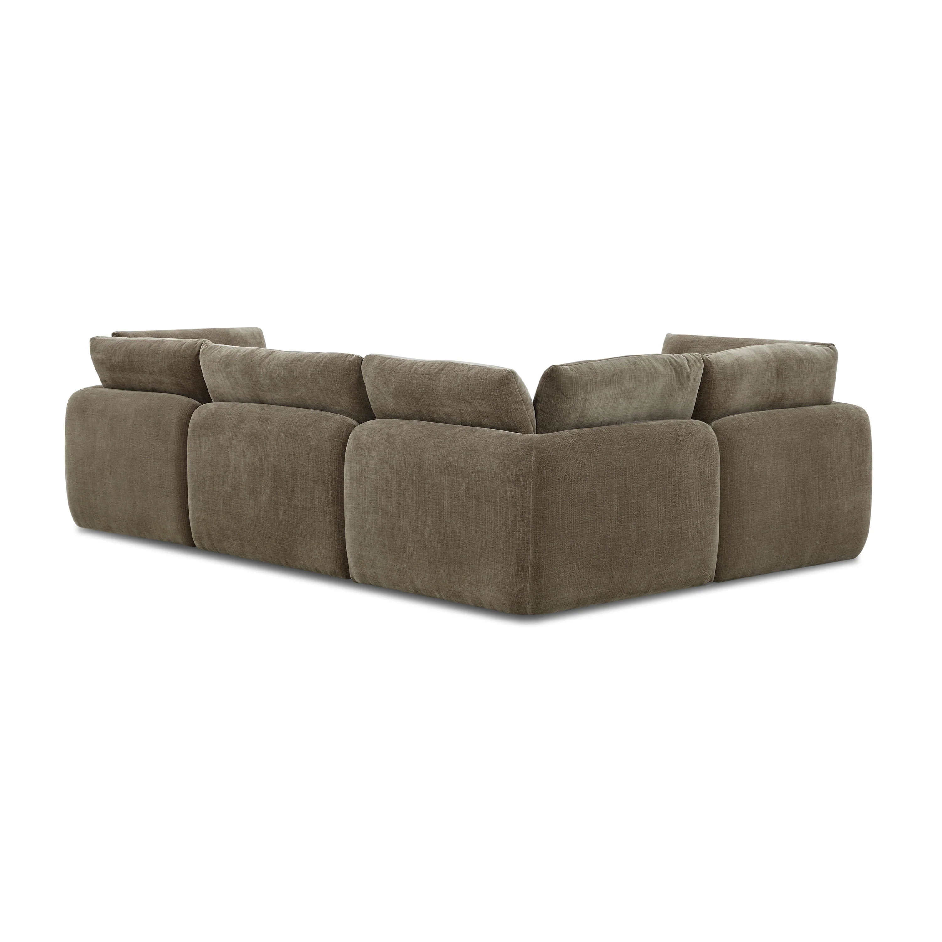 Tonga Modular 4-Piece L-Shaped Sectional | Clove Brown - Image 6