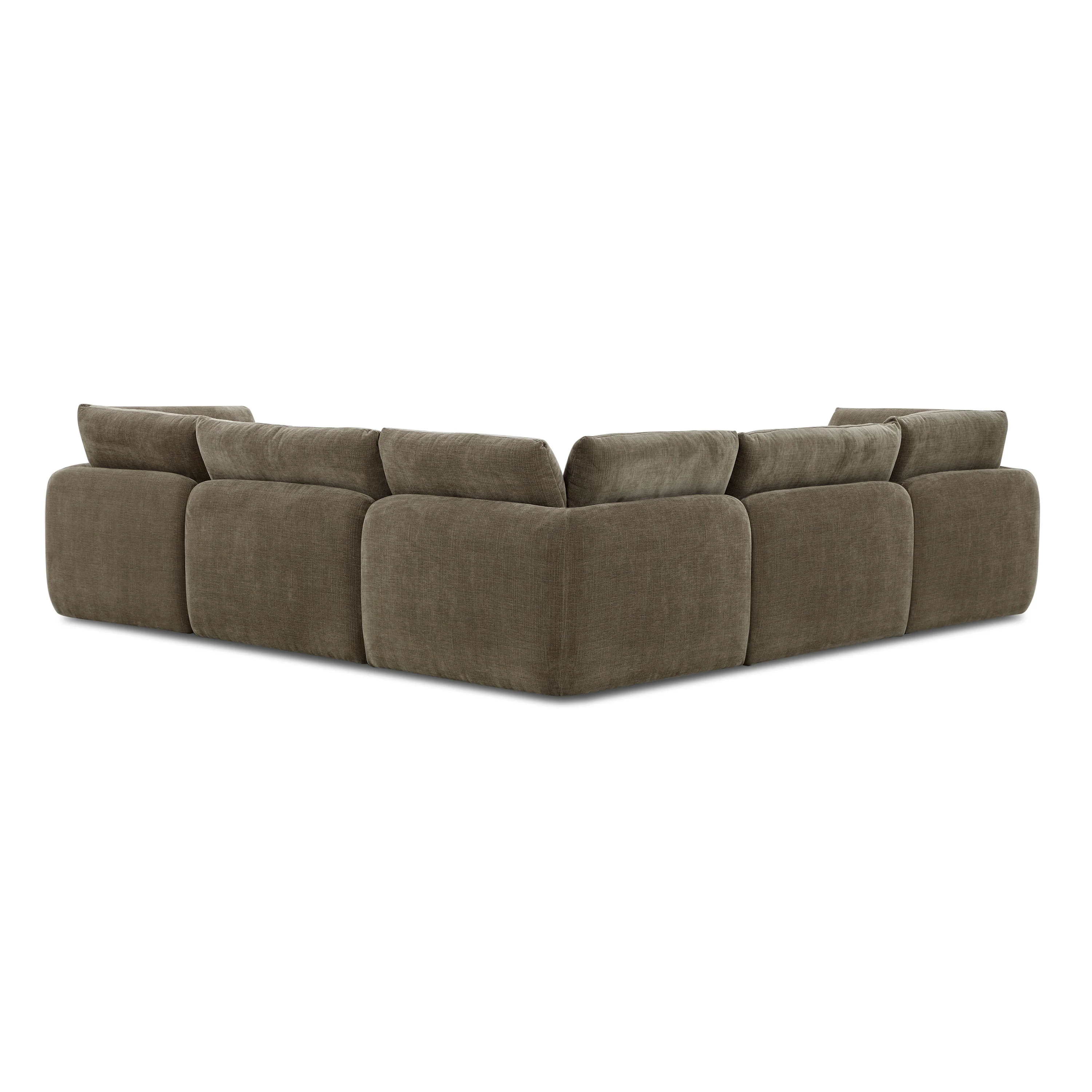 Tonga Modular 5-Piece L-Shaped Corner Sectional | Clove Brown - Image 7