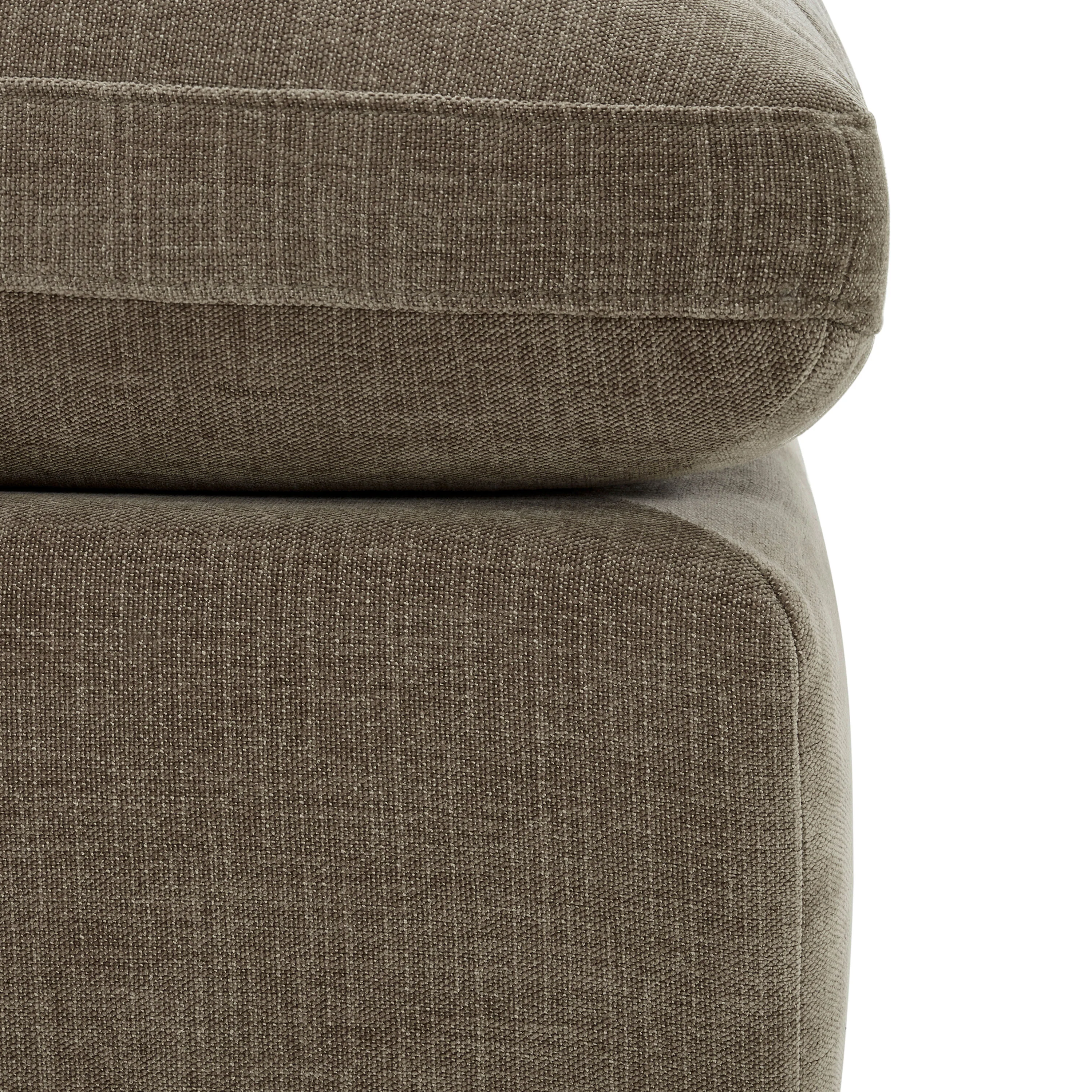 Tonga Modular 5-Piece L-Shaped Sectional with Reversible Ottoman | Clove Brown - Image 14