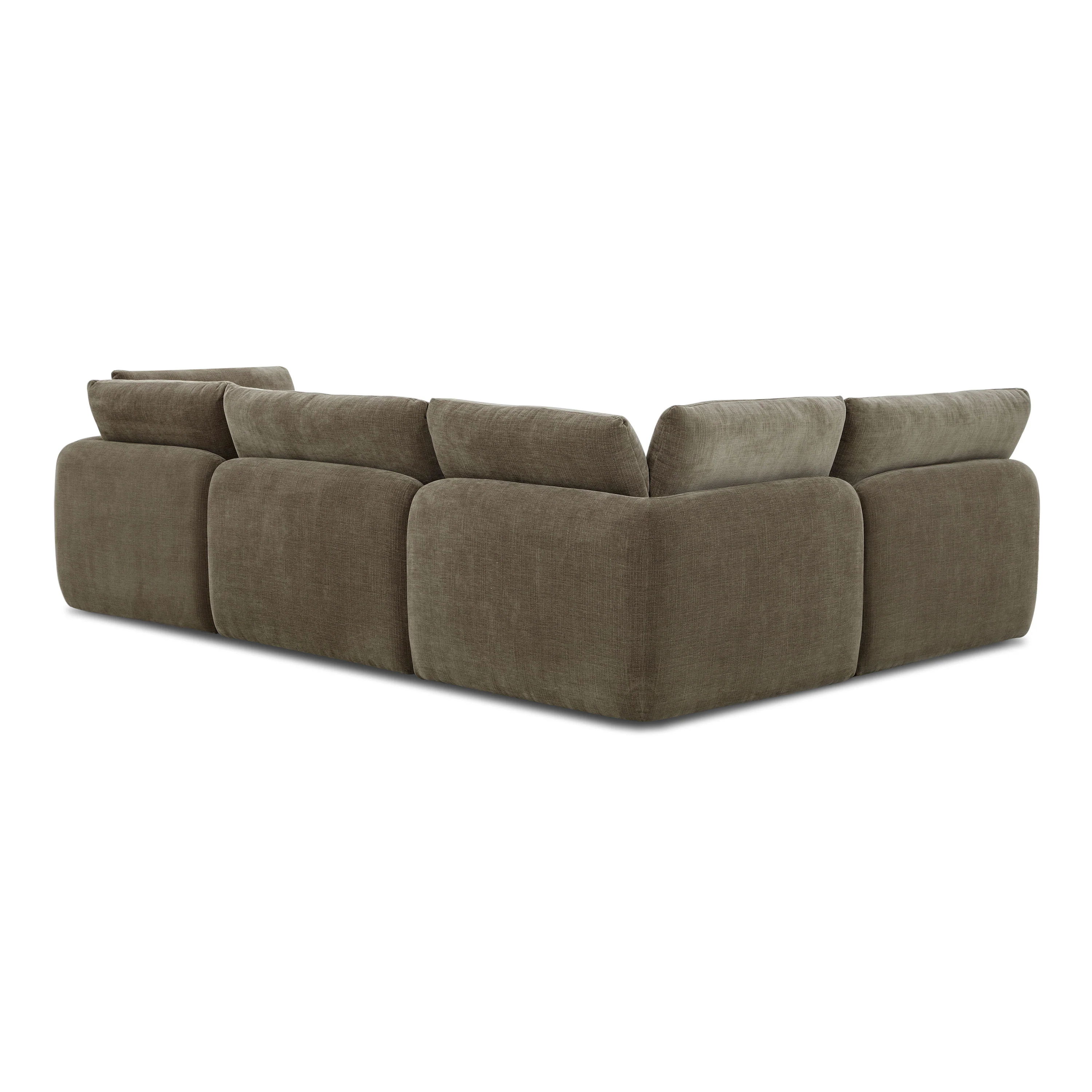 Tonga Modular 5-Piece Pit Lounge Sectional | Clove Brown - Image 6