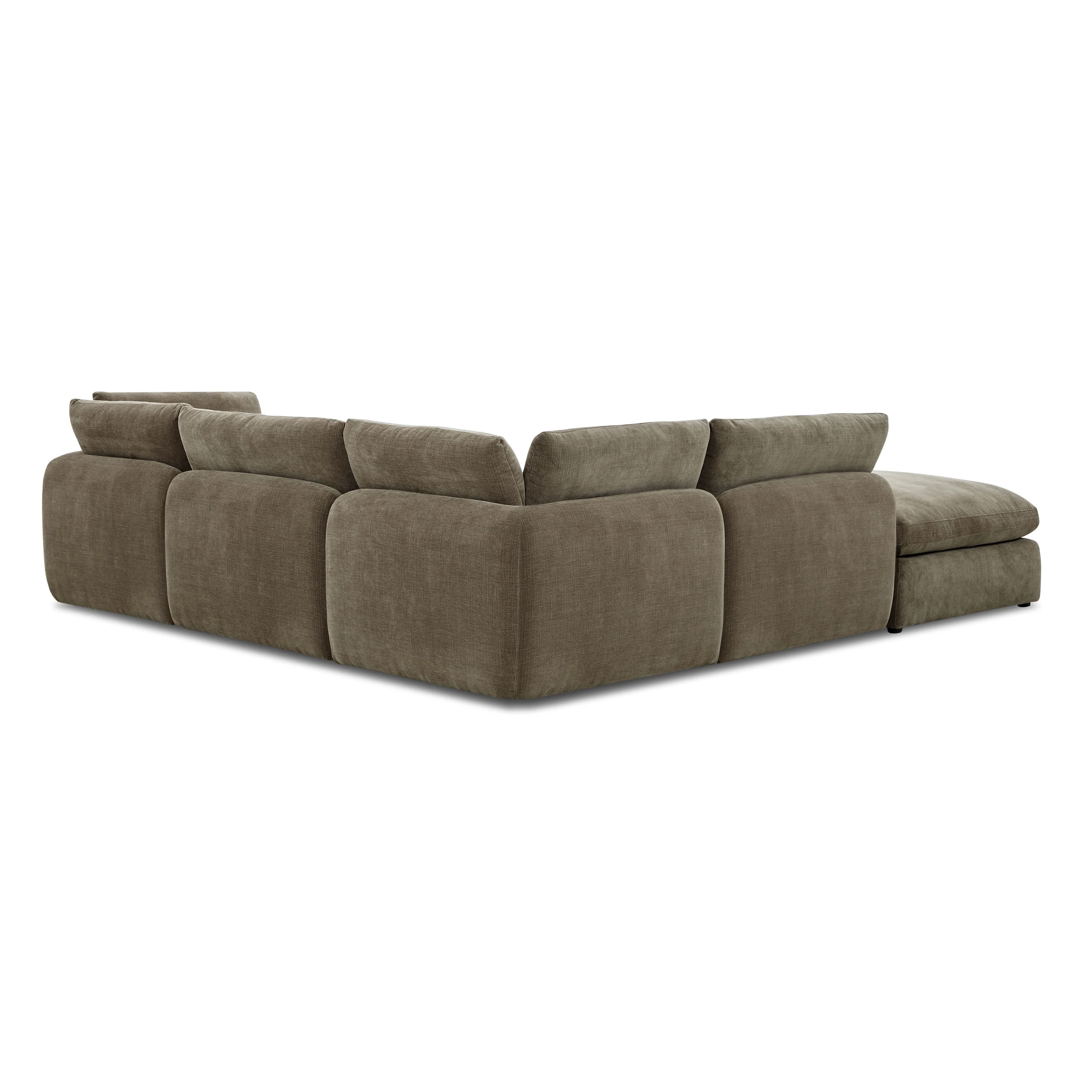 Tonga Modular 5-Piece Reversible L-Shaped Sectional | Clove Brown - Image 7