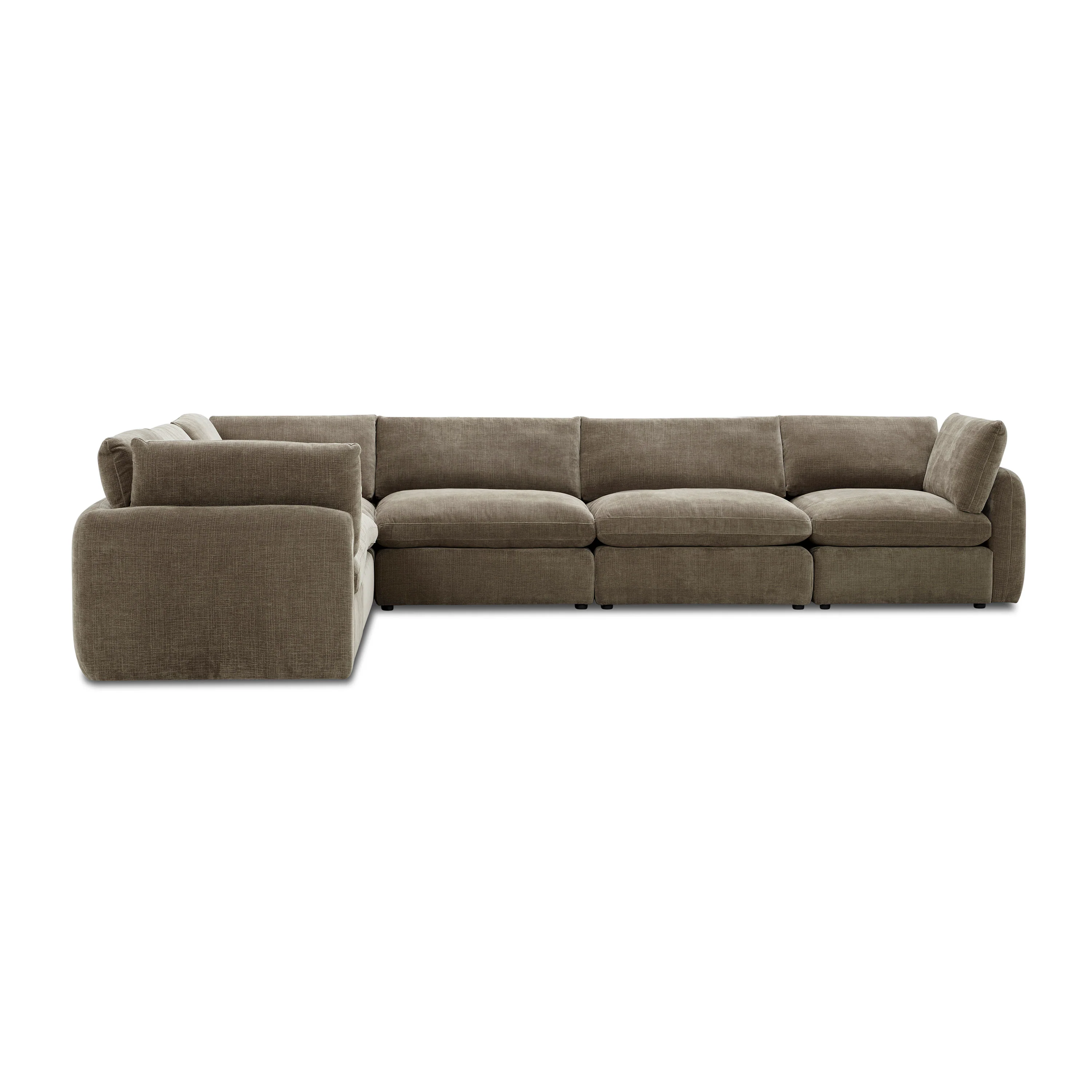 Tonga Modular 6-Piece L-Shaped Sectional | Clove Brown - Image 3