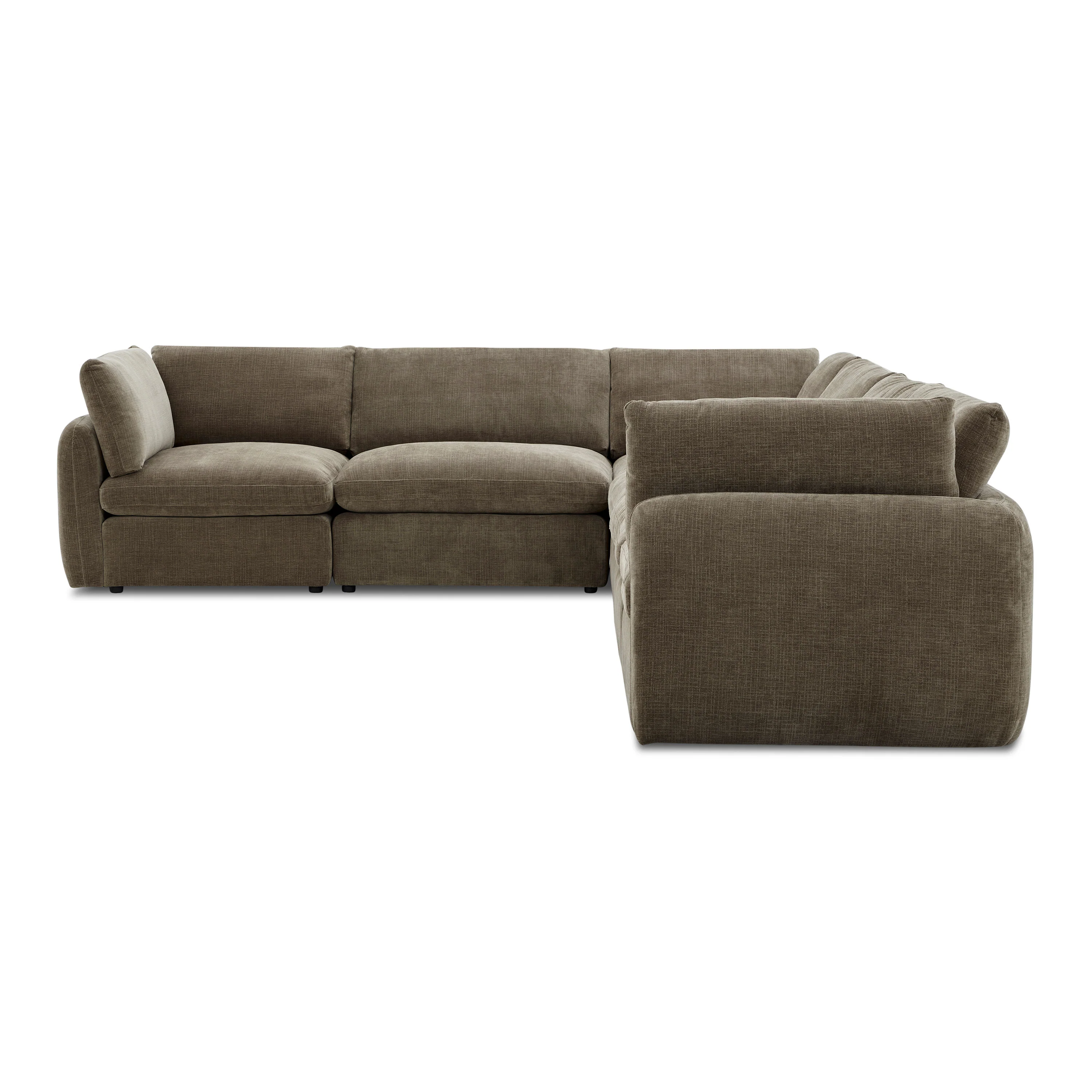 Tonga Modular 6-Piece L-Shaped Sectional | Clove Brown - Image 6