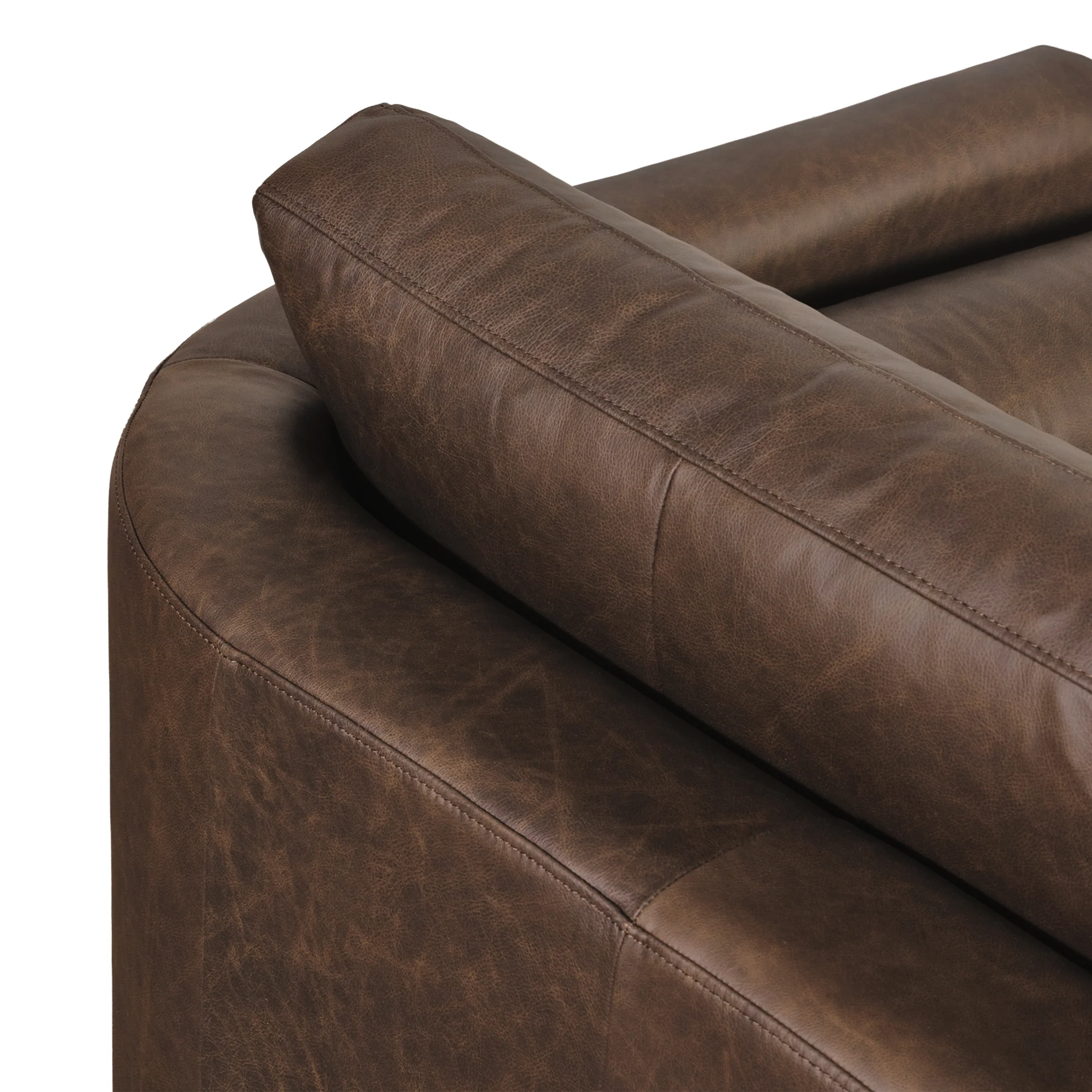 Toscano 89" Leather Sofa | Bridle Brown - Image 12