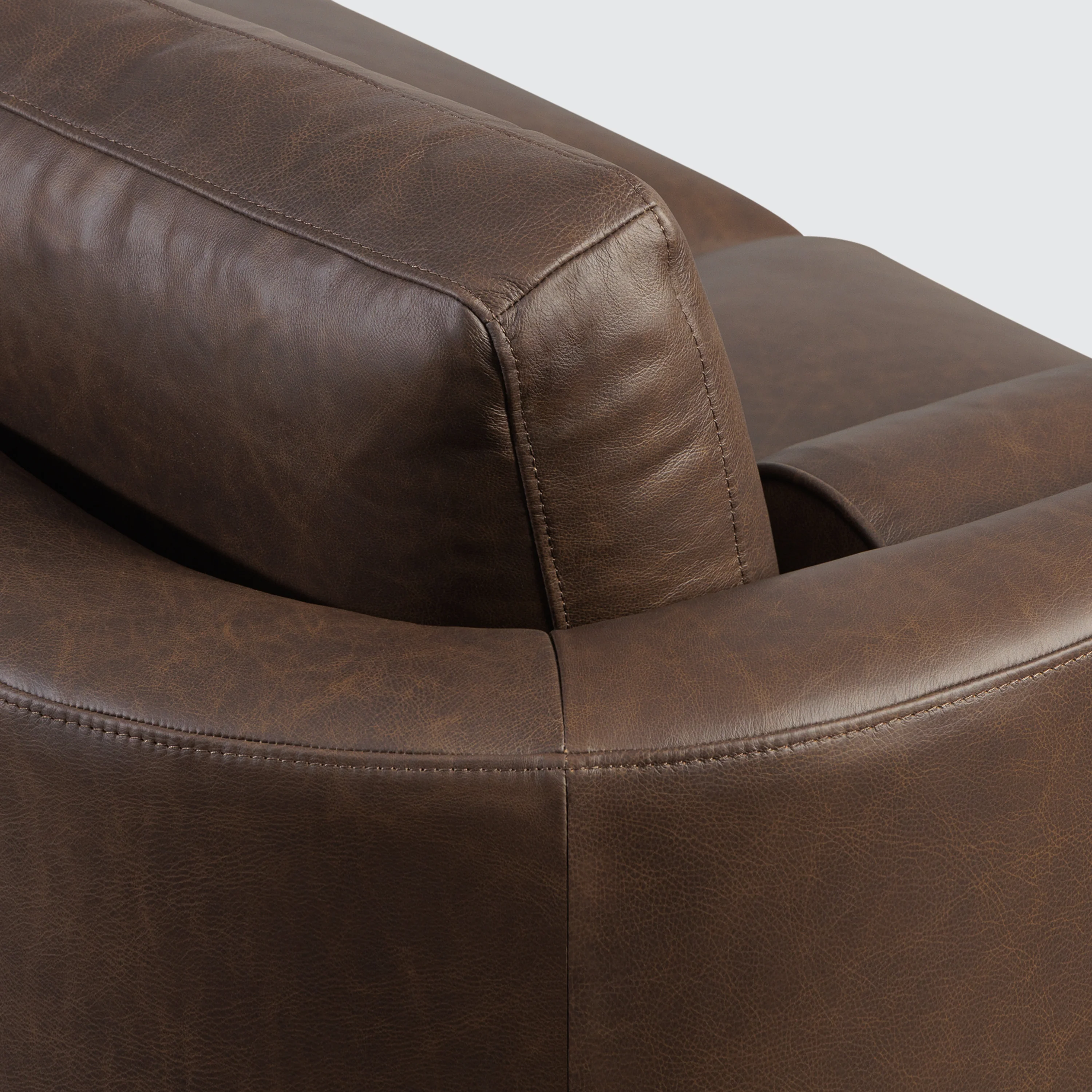 Toscano 89" Leather Sofa | Bridle Brown - Image 13