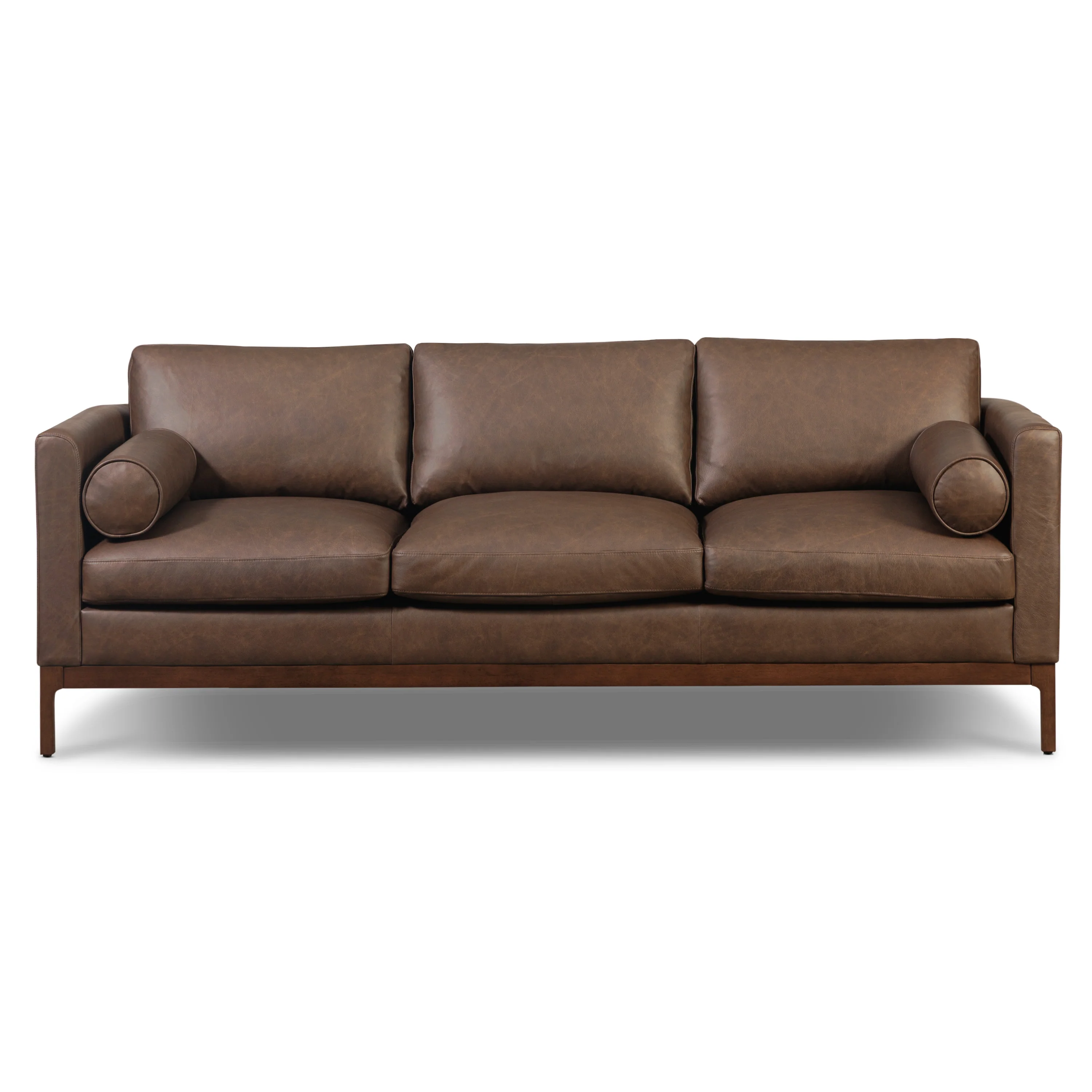 Toscano 89" Leather Sofa | Bridle Brown - Image 3