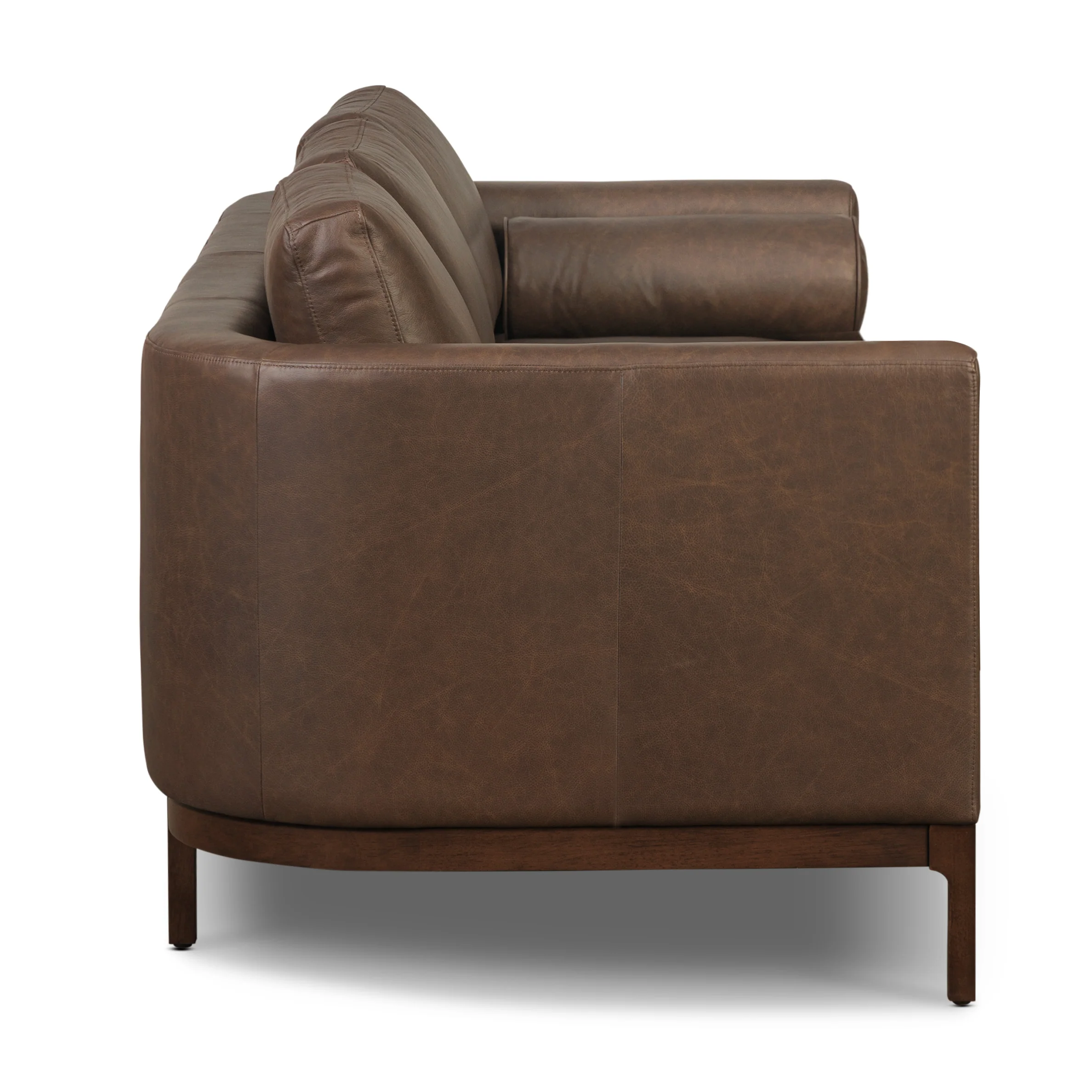 Toscano 89" Leather Sofa | Bridle Brown - Image 4