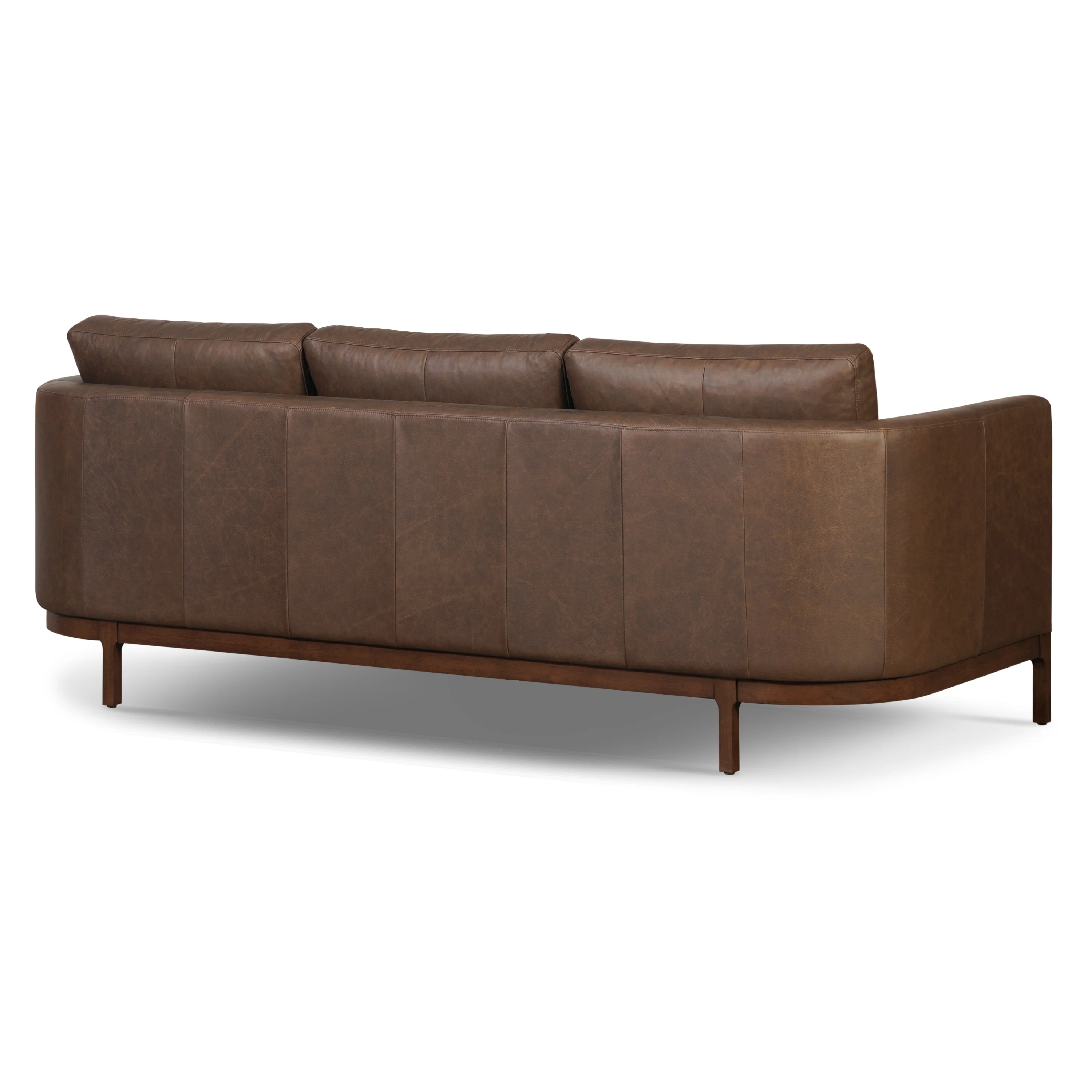 Toscano 89" Leather Sofa | Bridle Brown - Image 5