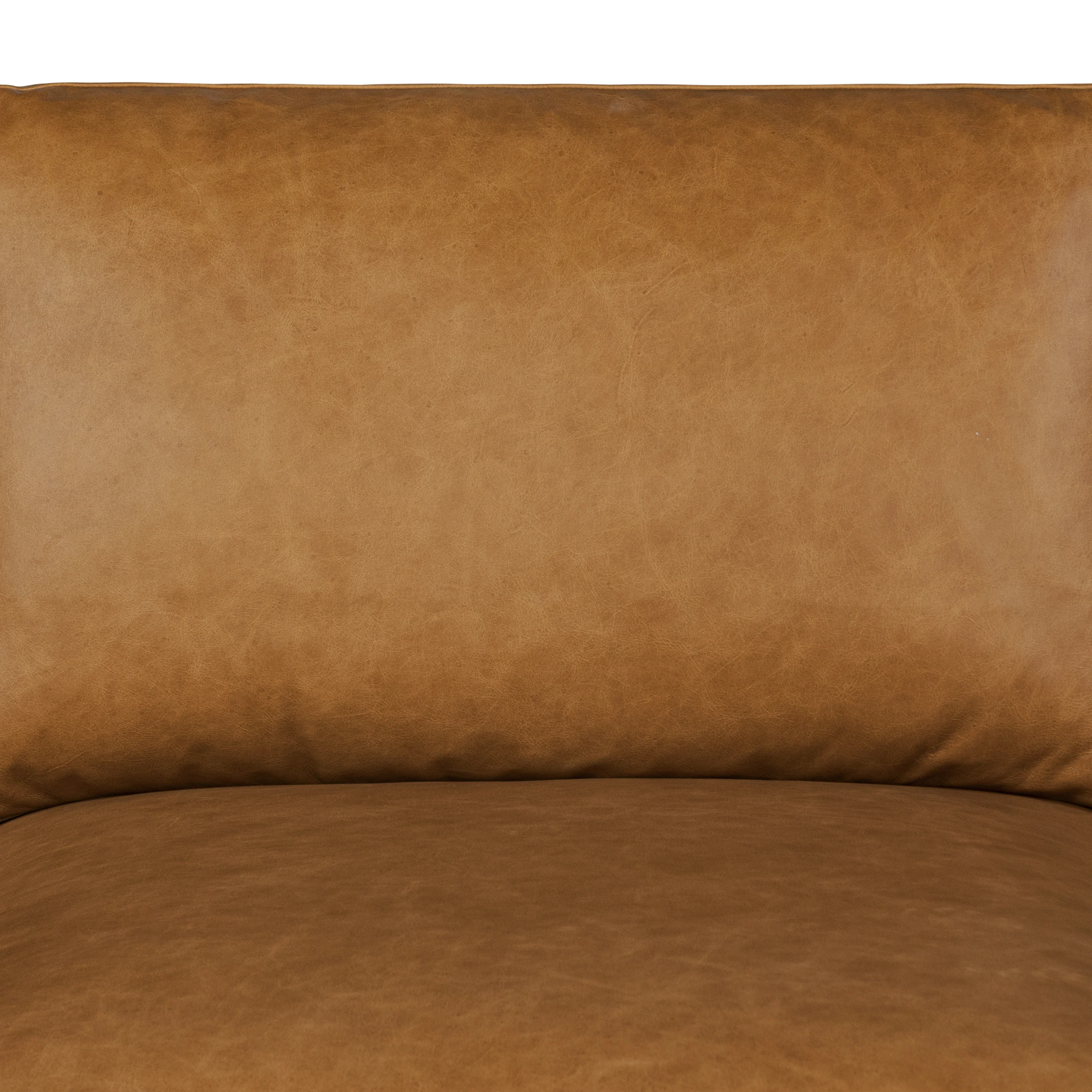 Toscano 89" Leather Sofa | Cognac Tan - Image 10