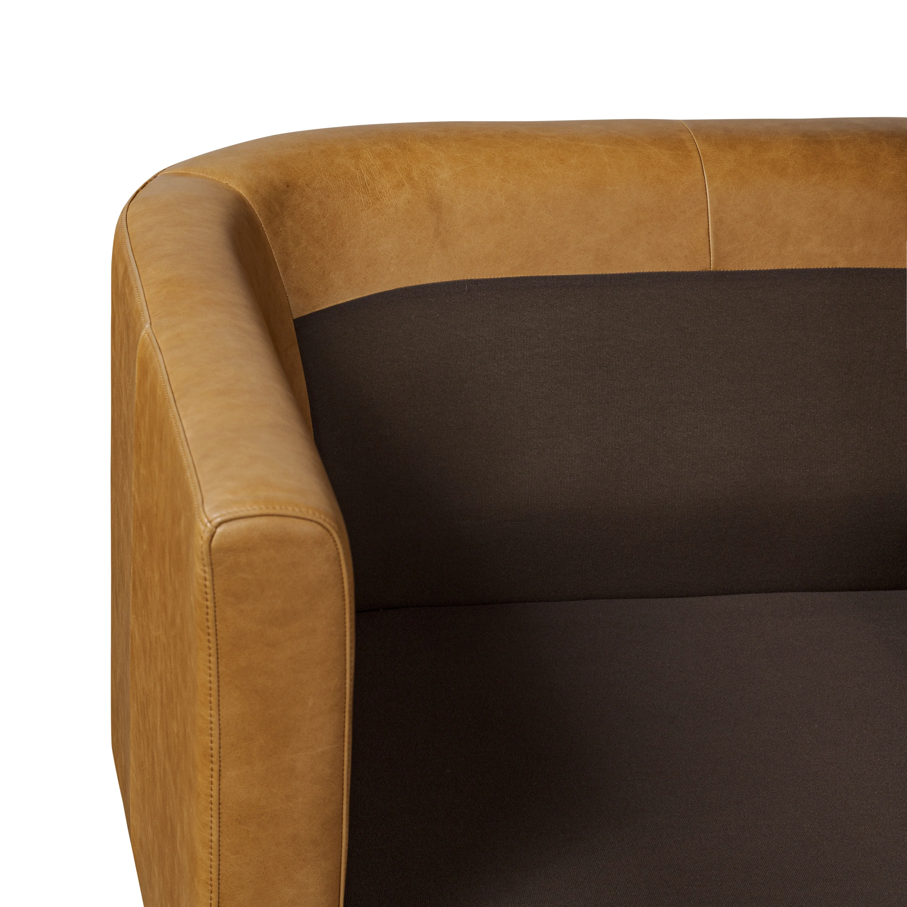 Toscano 89" Leather Sofa | Cognac Tan - Image 14