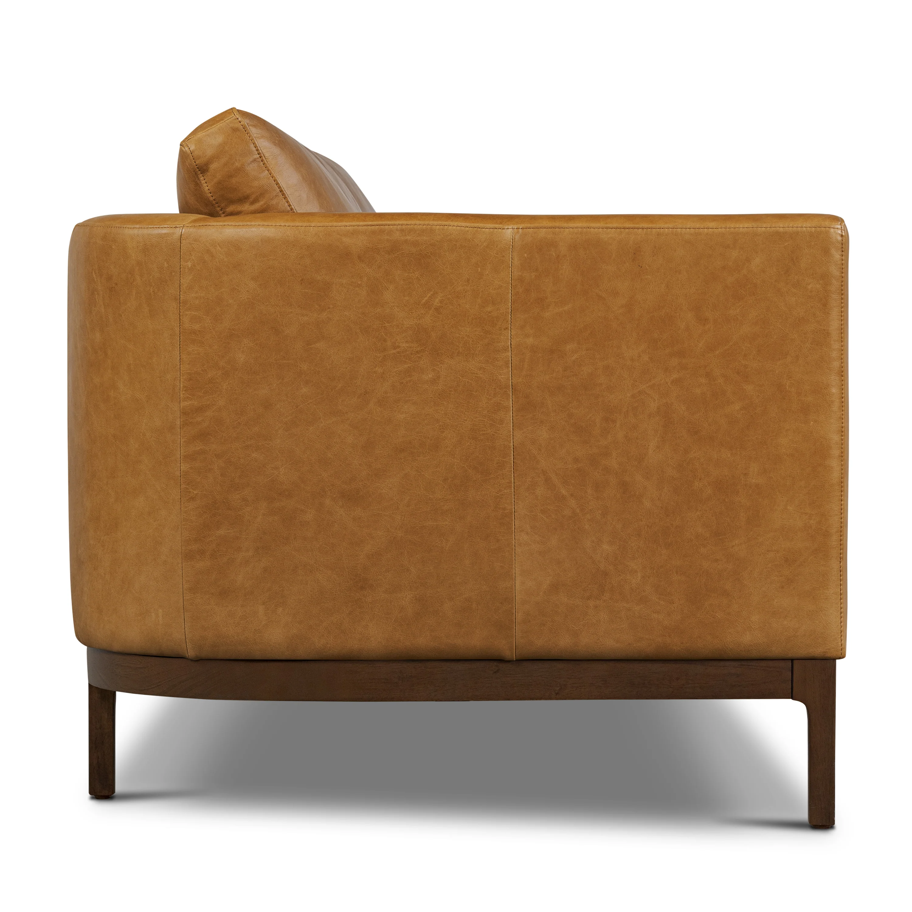 Toscano 89" Leather Sofa | Cognac Tan - Image 6