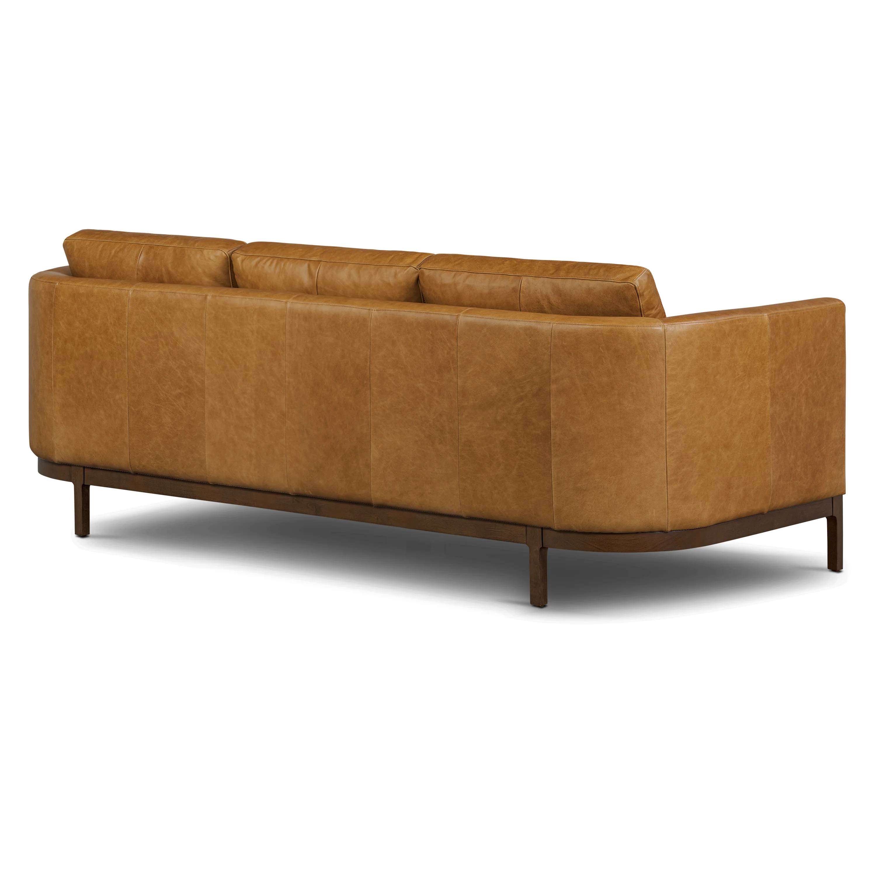 Toscano 89" Leather Sofa | Cognac Tan - Image 7