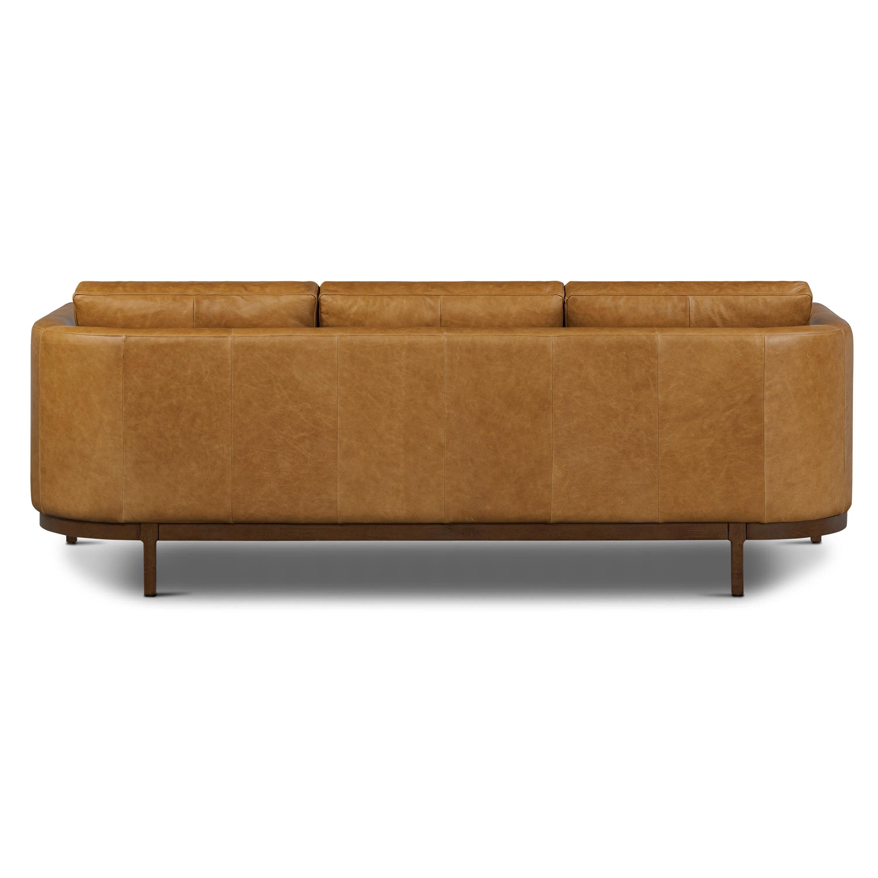 Toscano 89" Leather Sofa | Cognac Tan - Image 8