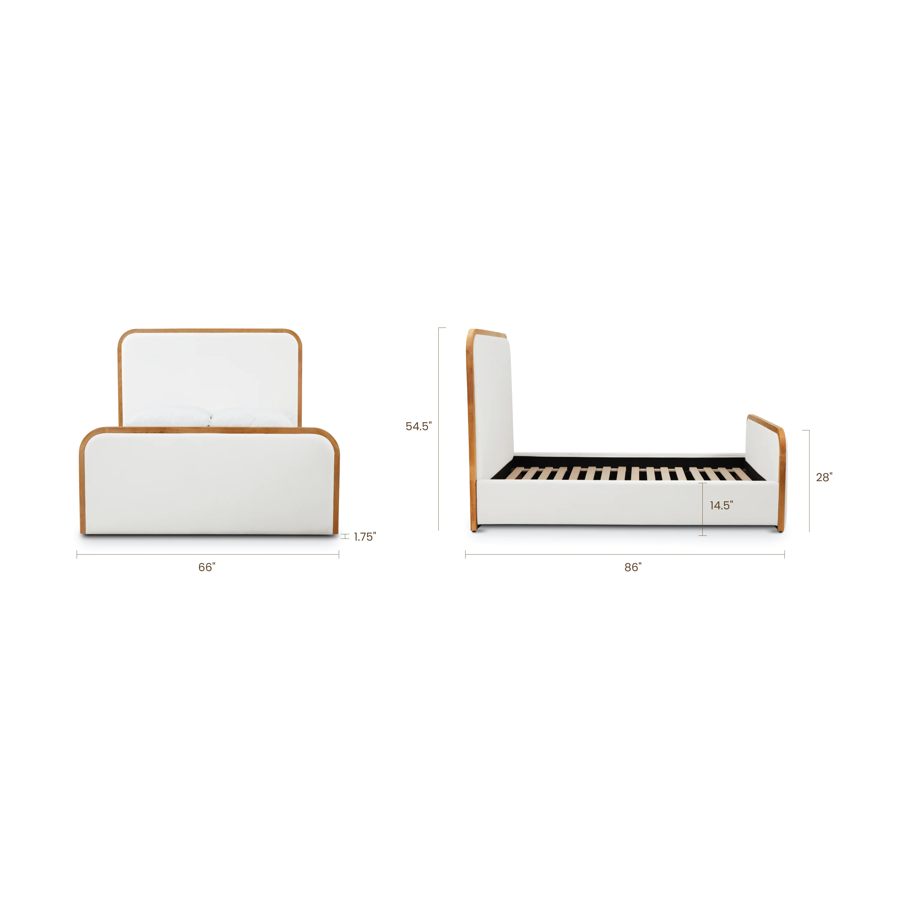 Toscano Bed | Polar White - Image 11