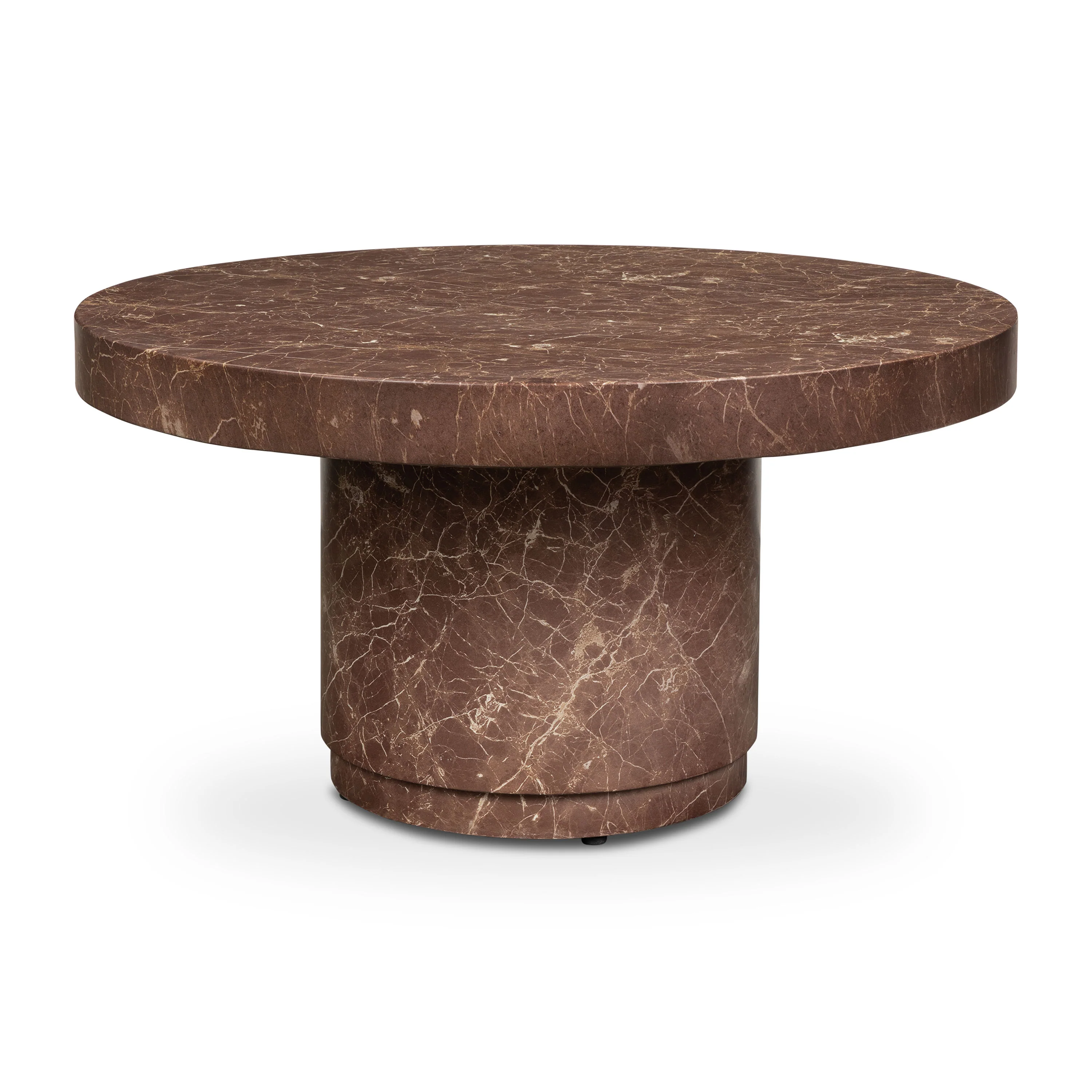 Treso 38" Coffee Table | Bordeaux Red - Image 4