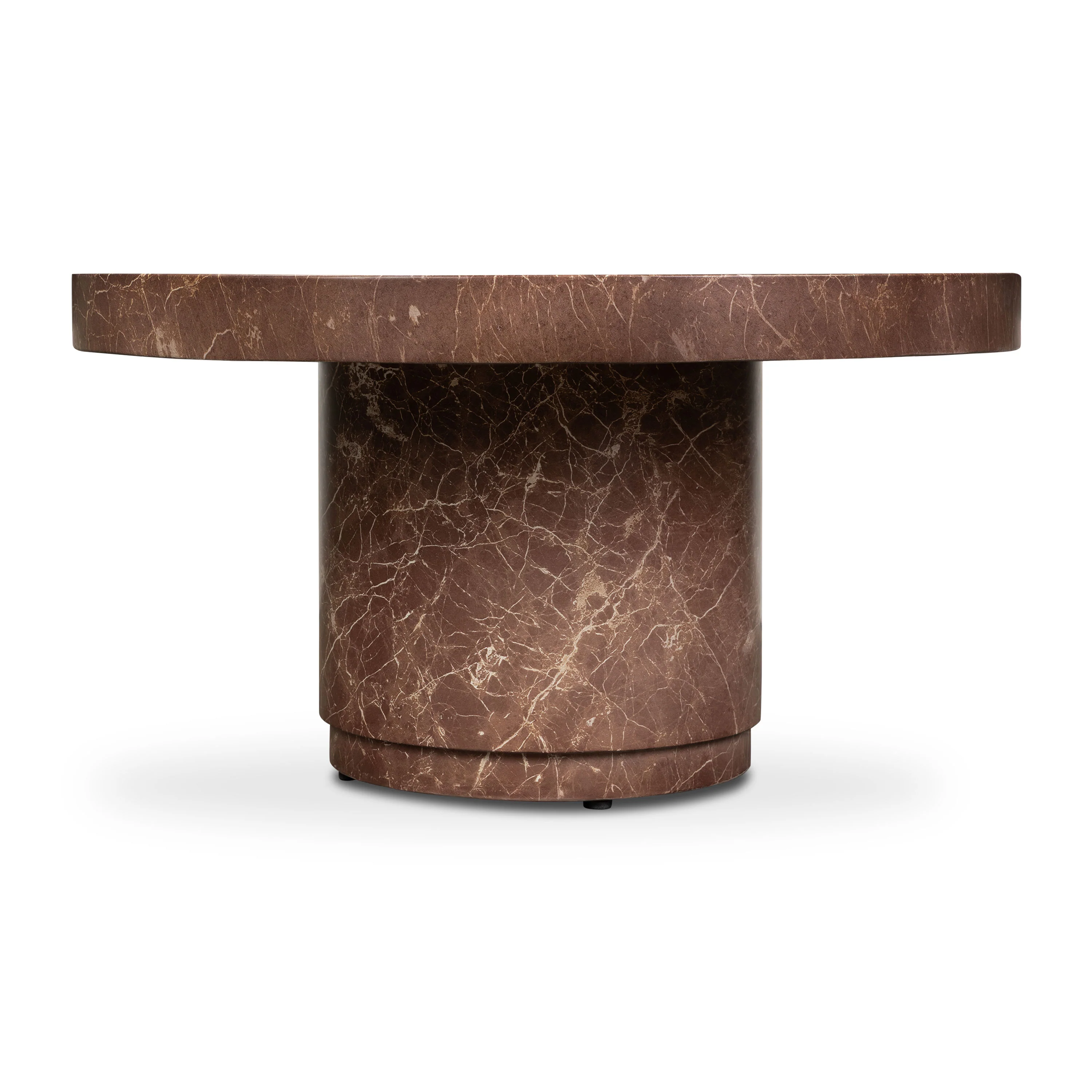 Treso 38" Coffee Table | Bordeaux Red - Image 5