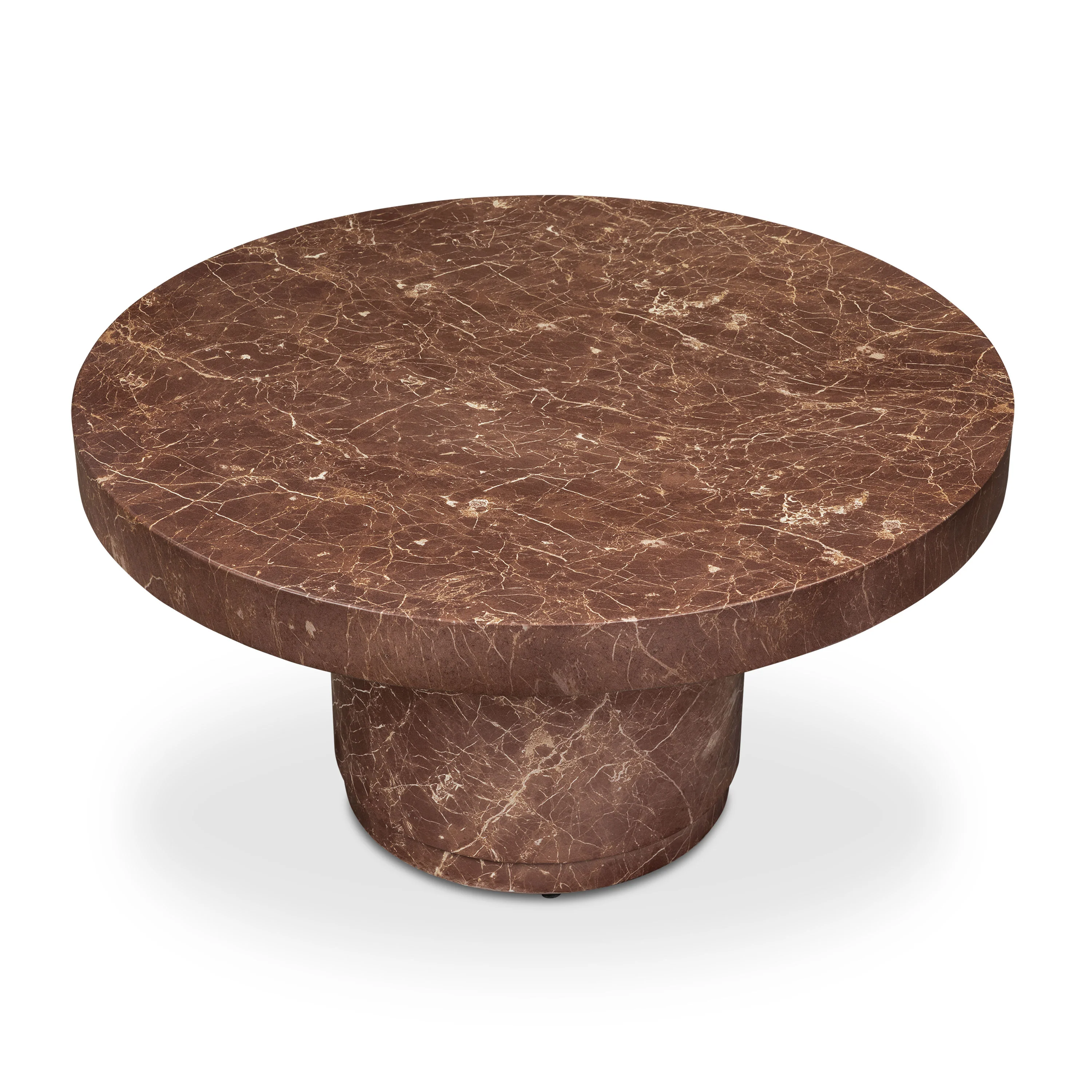 Treso 38" Coffee Table | Bordeaux Red - Image 6