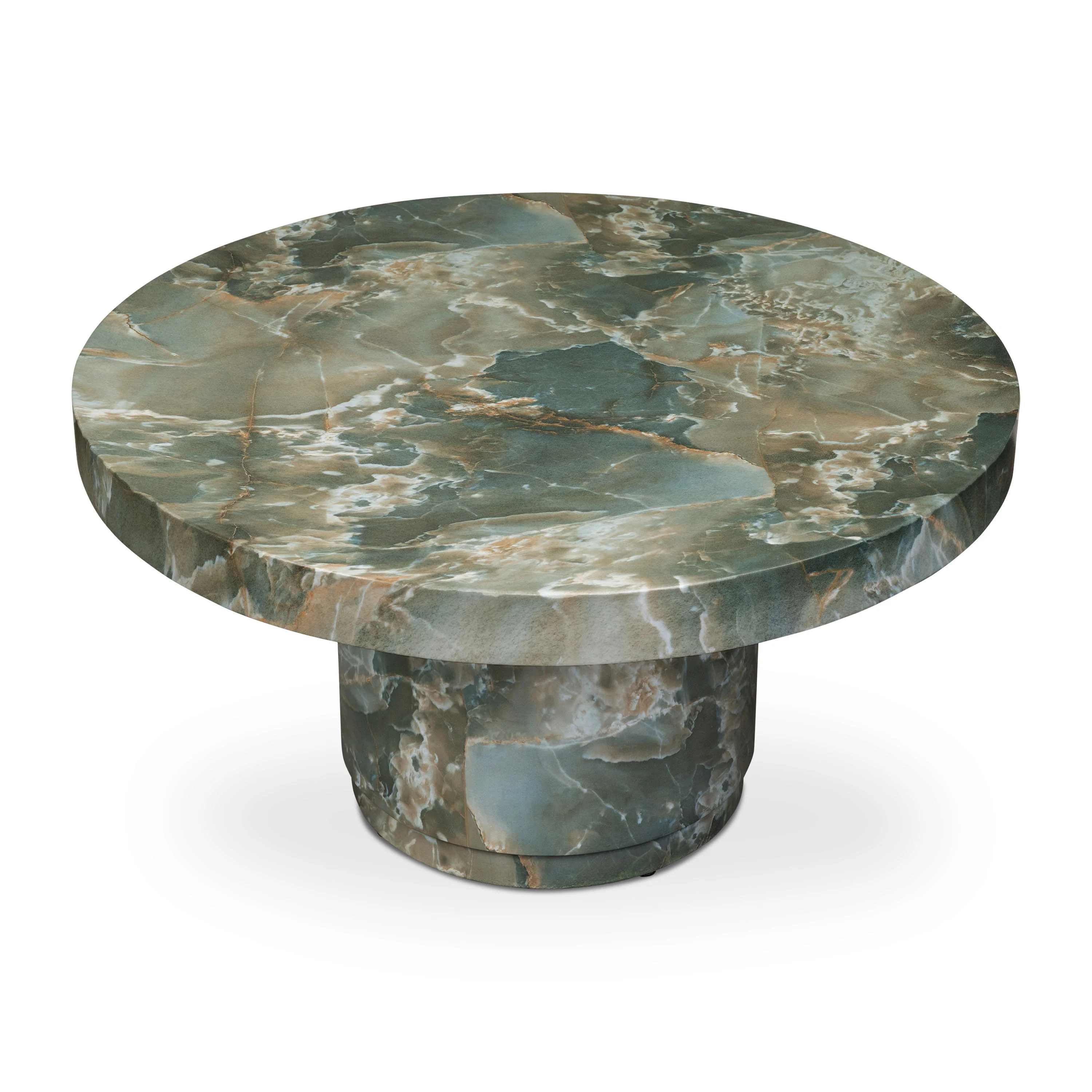 Treso 38" Coffee Table | Jade Green - Image 6