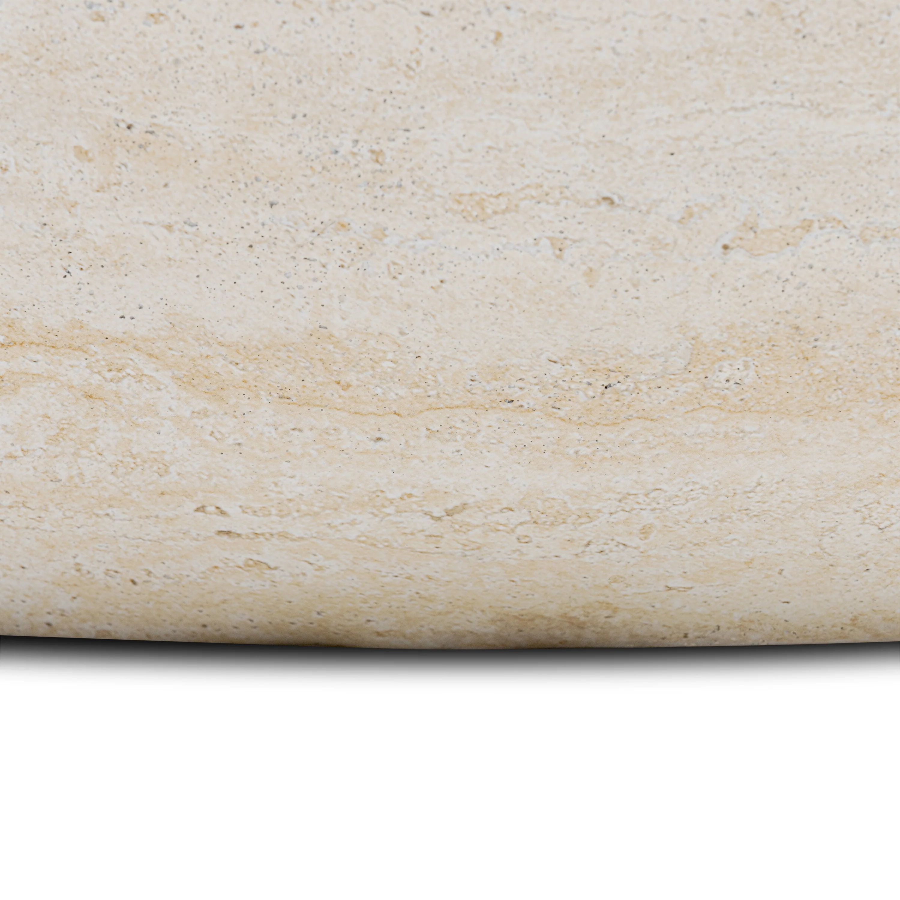 Trevi Oval Coffee Table | Travertine - Image 10