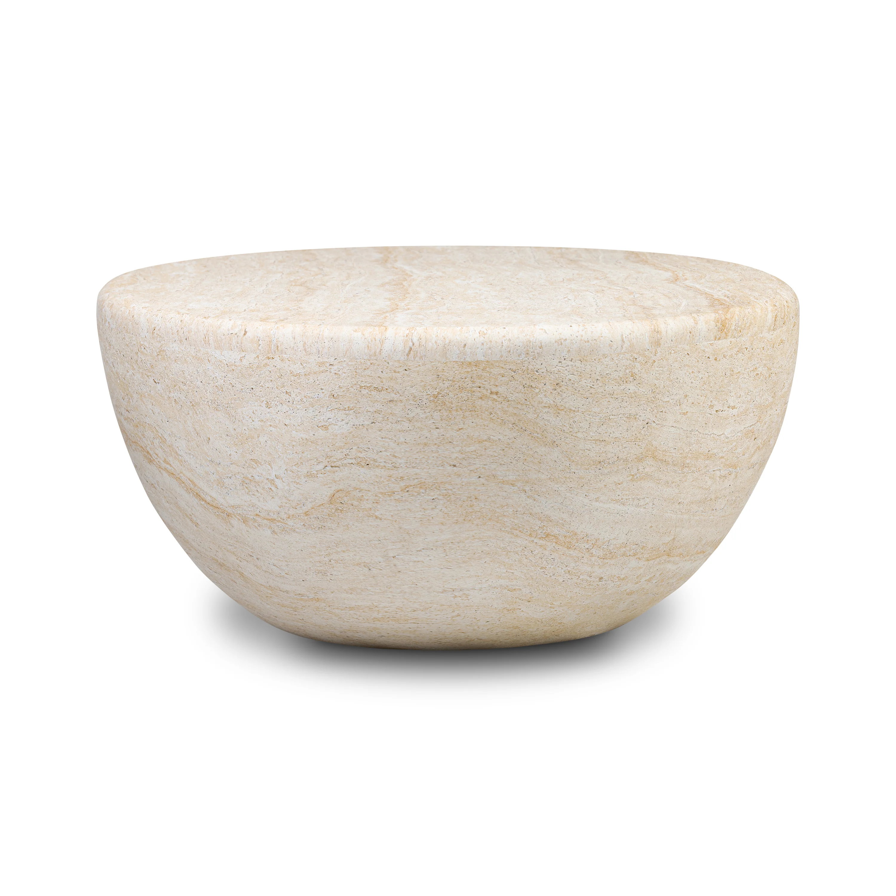 Trevi Oval Coffee Table | Travertine - Image 5