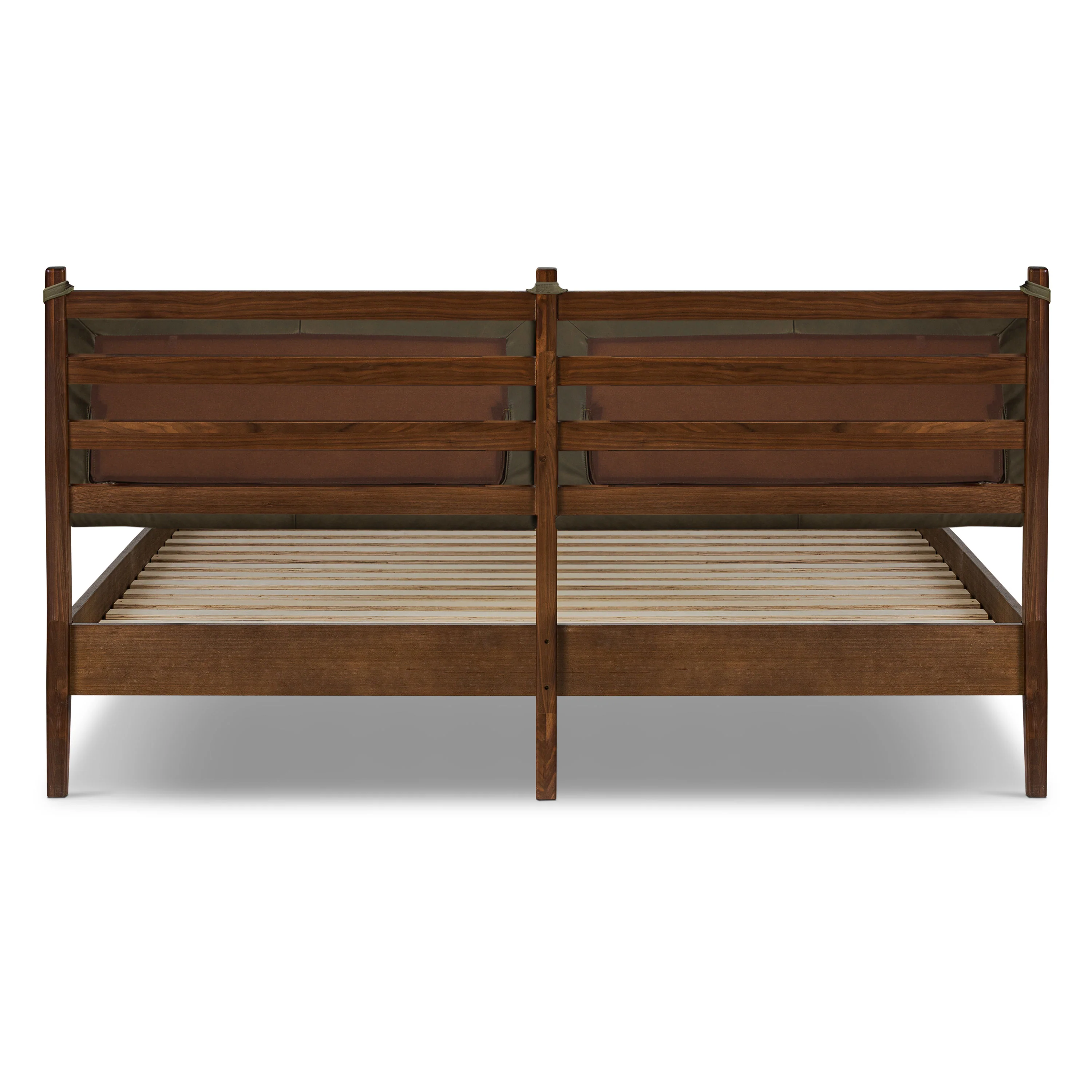 Truro Bed Headboard Cushion Set | Olivine Green | King - Image 4