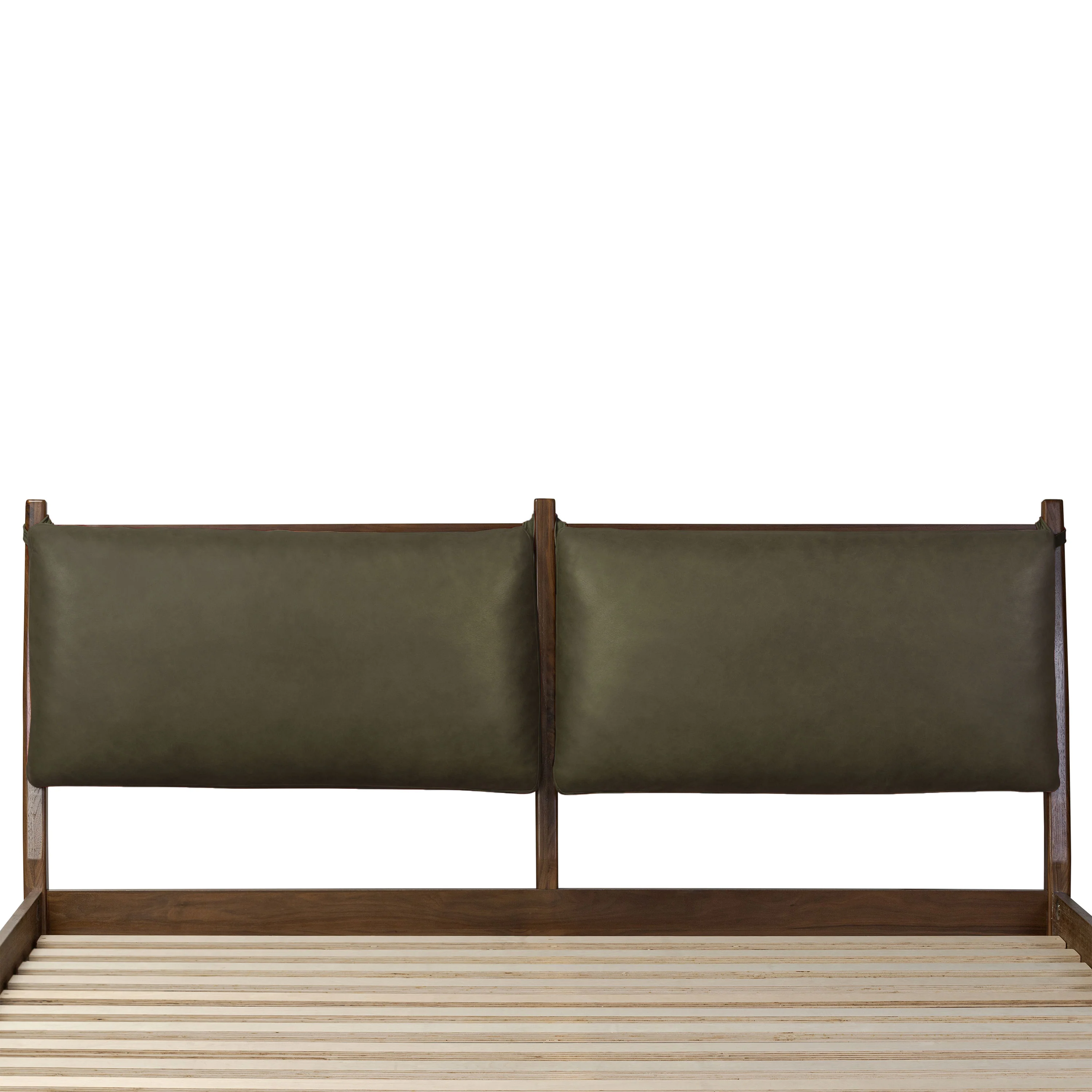 Truro Bed Headboard Cushion Set | Olivine Green | King - Image 5
