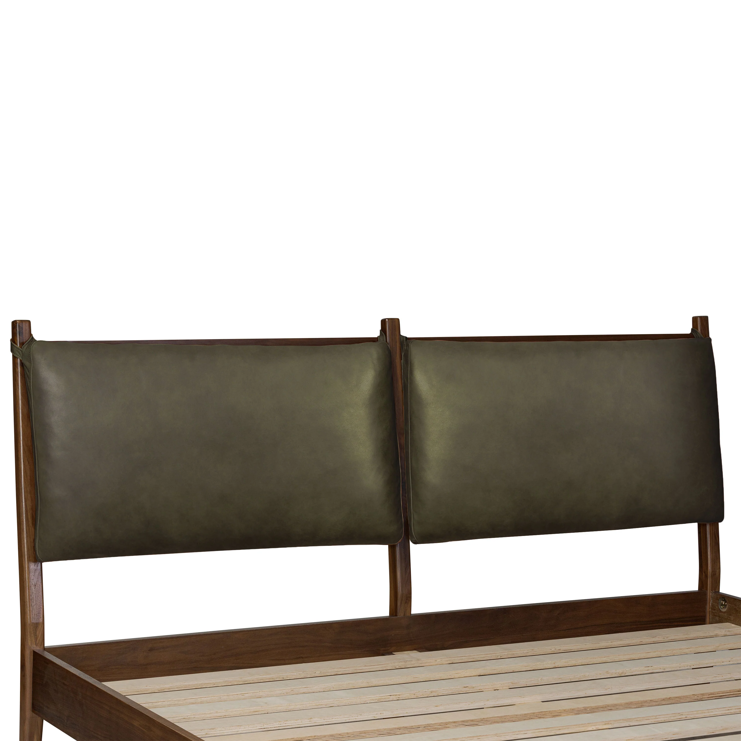 Truro Bed Headboard Cushion Set | Olivine Green | King - Image 6