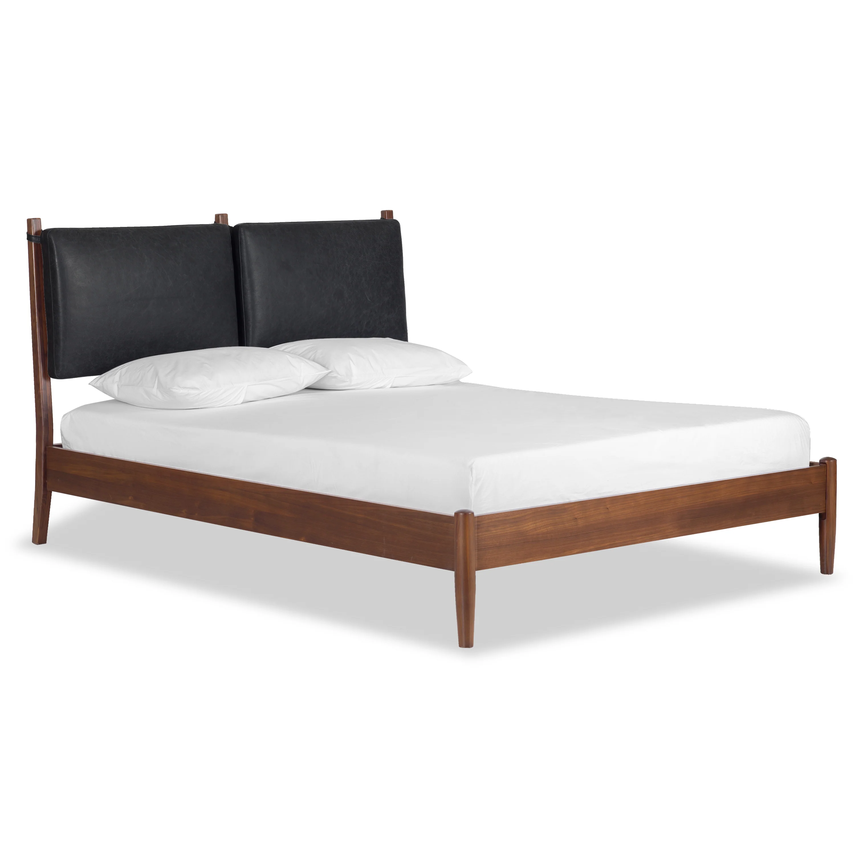 Truro Bed Headboard Cushion Set | Onyx Black | Queen - Image 3