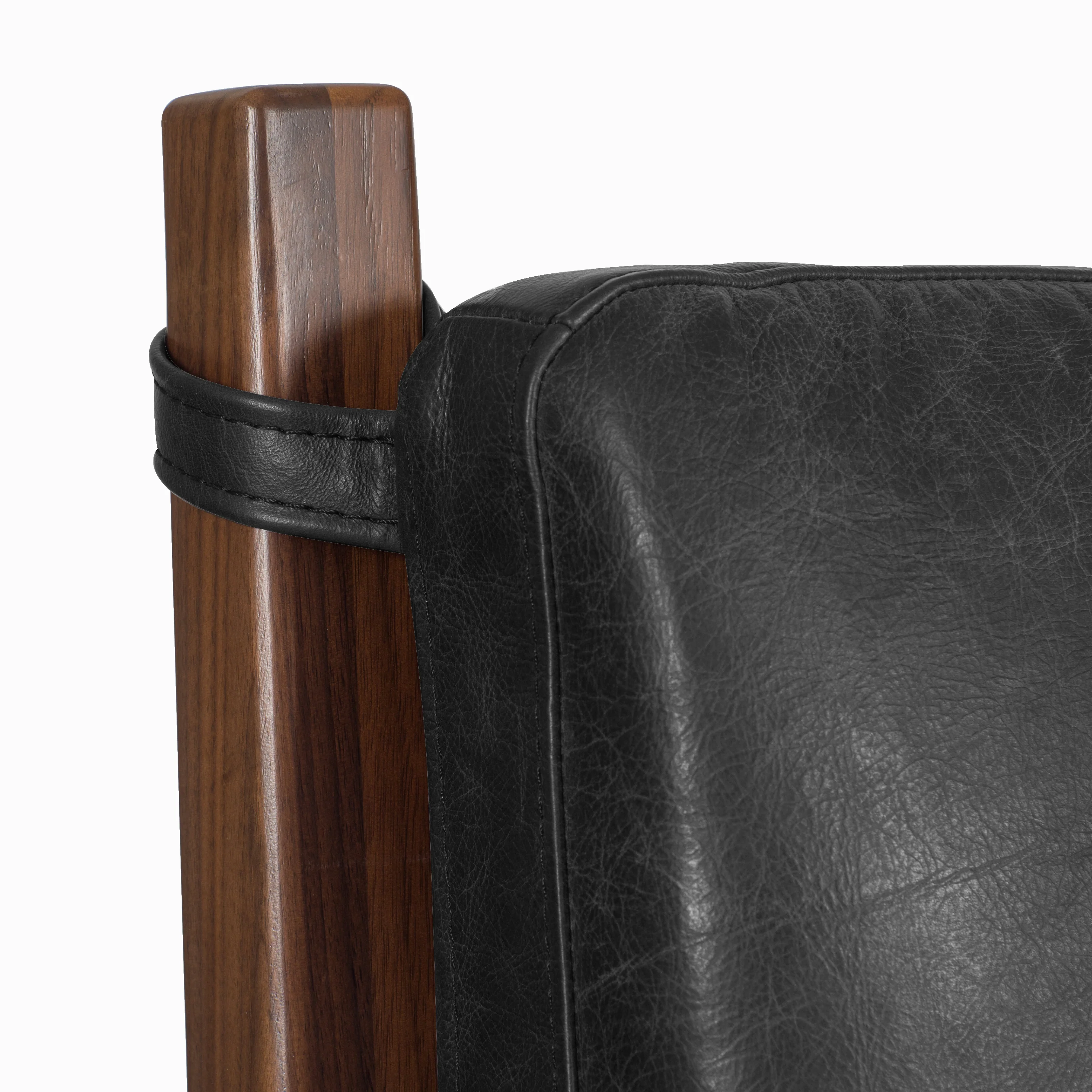 Truro Bed Headboard Cushion Set | Onyx Black | Queen - Image 5