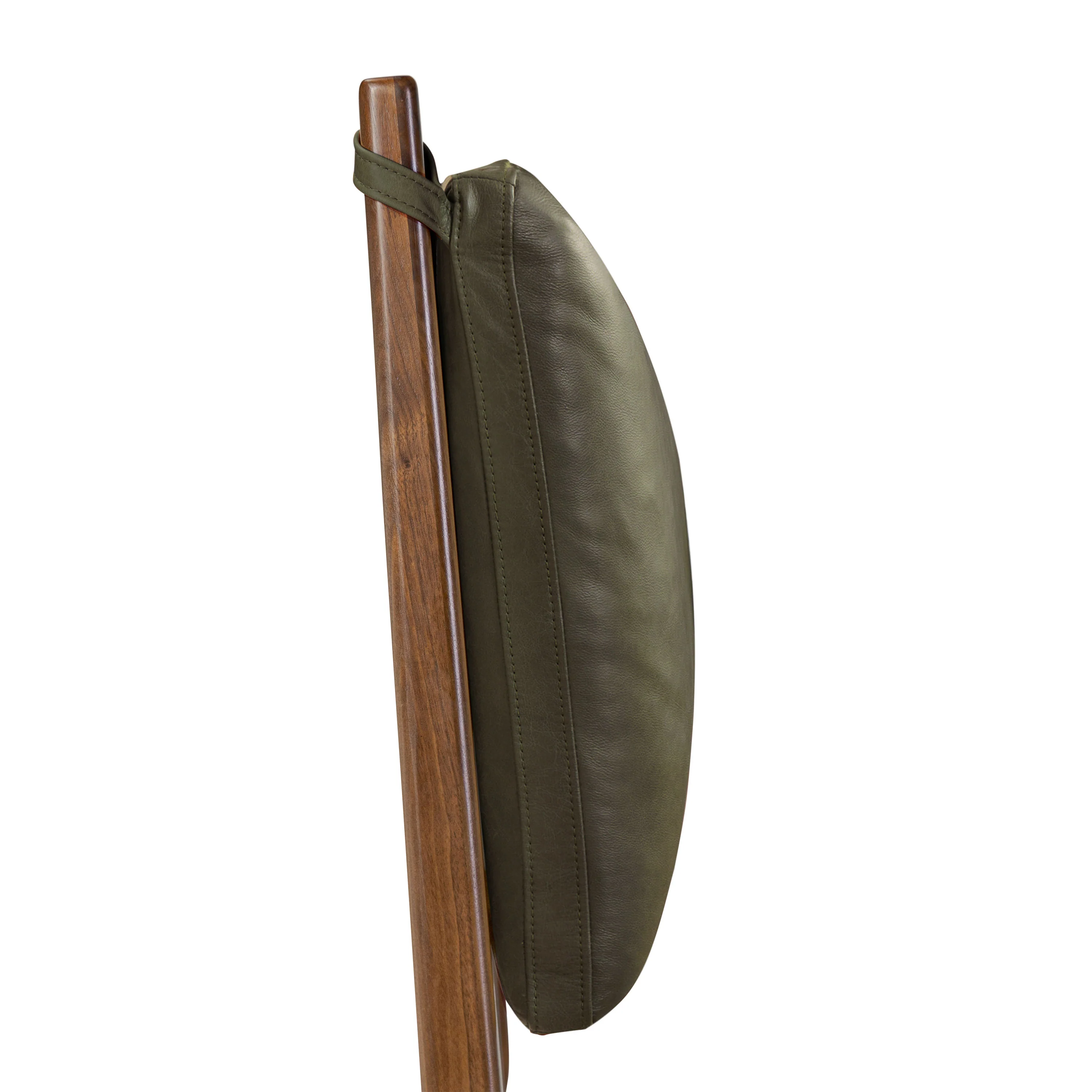 Truro Bed with Leather Cushions | Olivine Green | King - Image 16