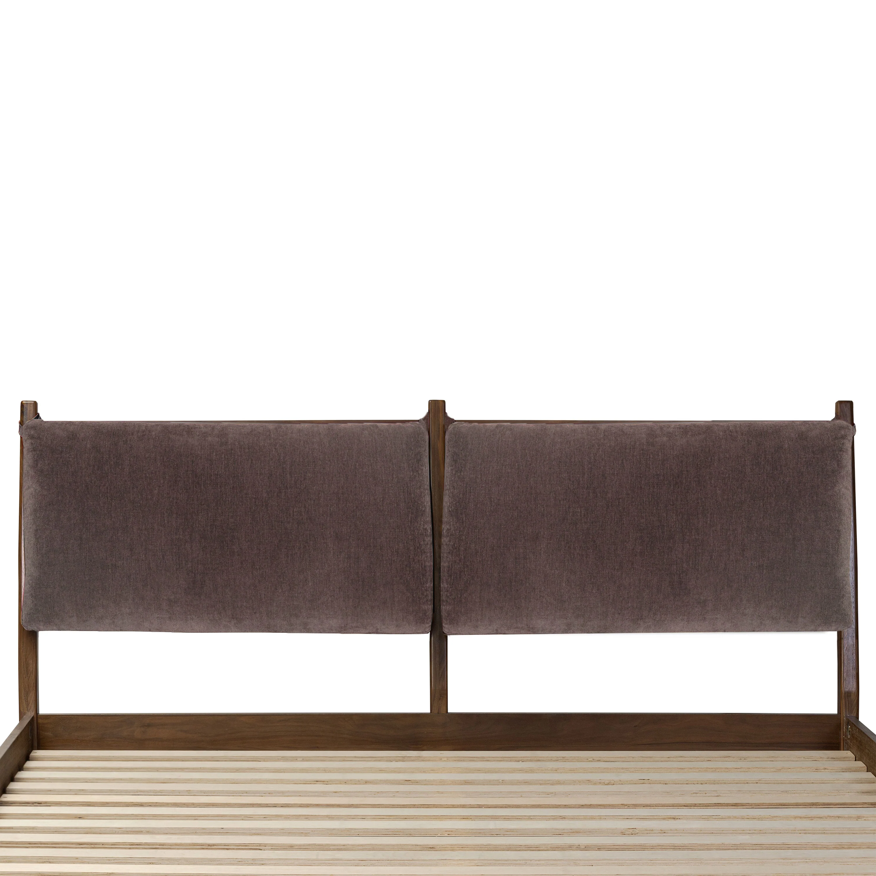 Truro Fabric Bed Headboard Cushion Set | Willow Brown | King - Image 3