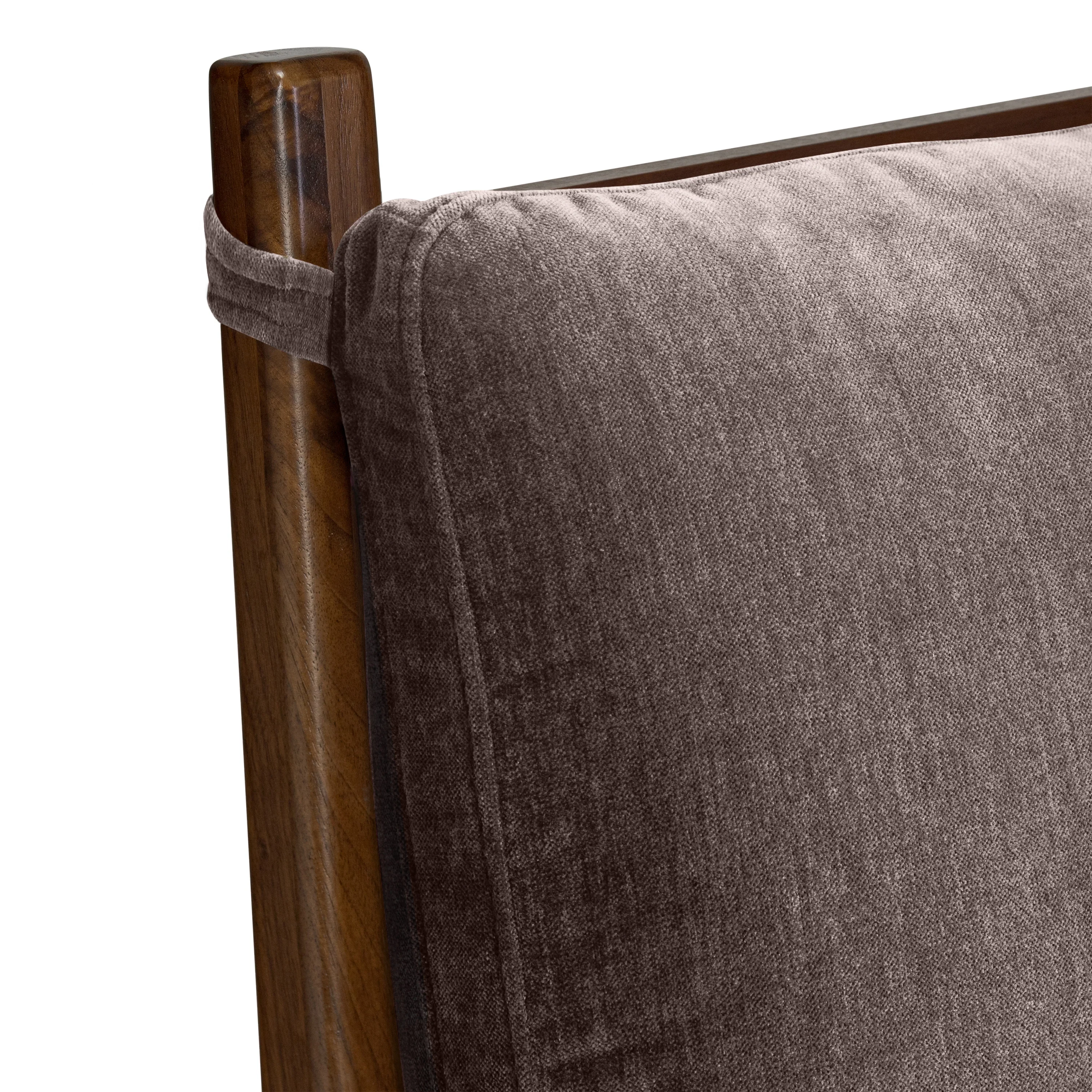 Truro Fabric Bed Headboard Cushion Set | Willow Brown | King - Image 6