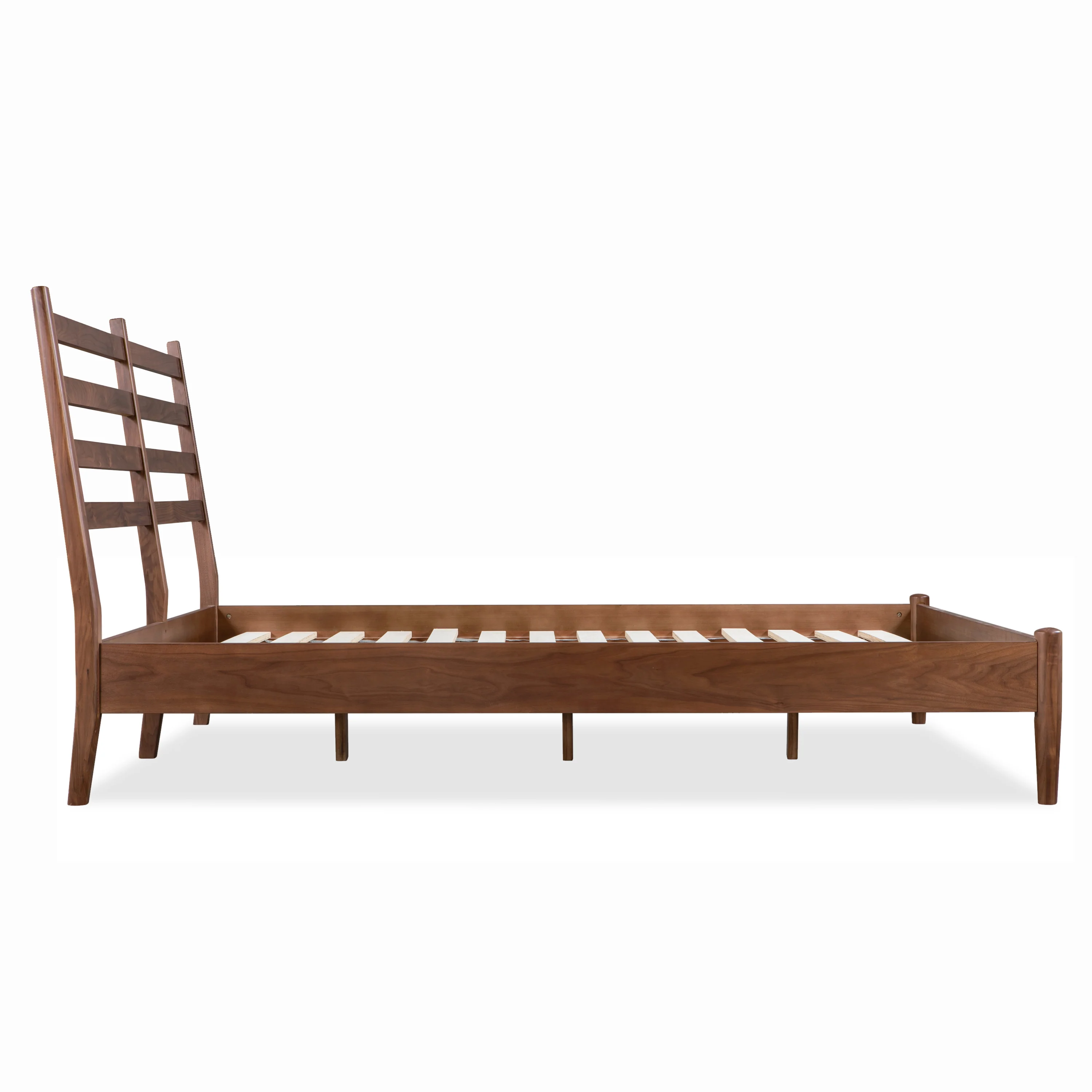 Truro Bed with Leather Cushions | Onyx Black | King - Image 8