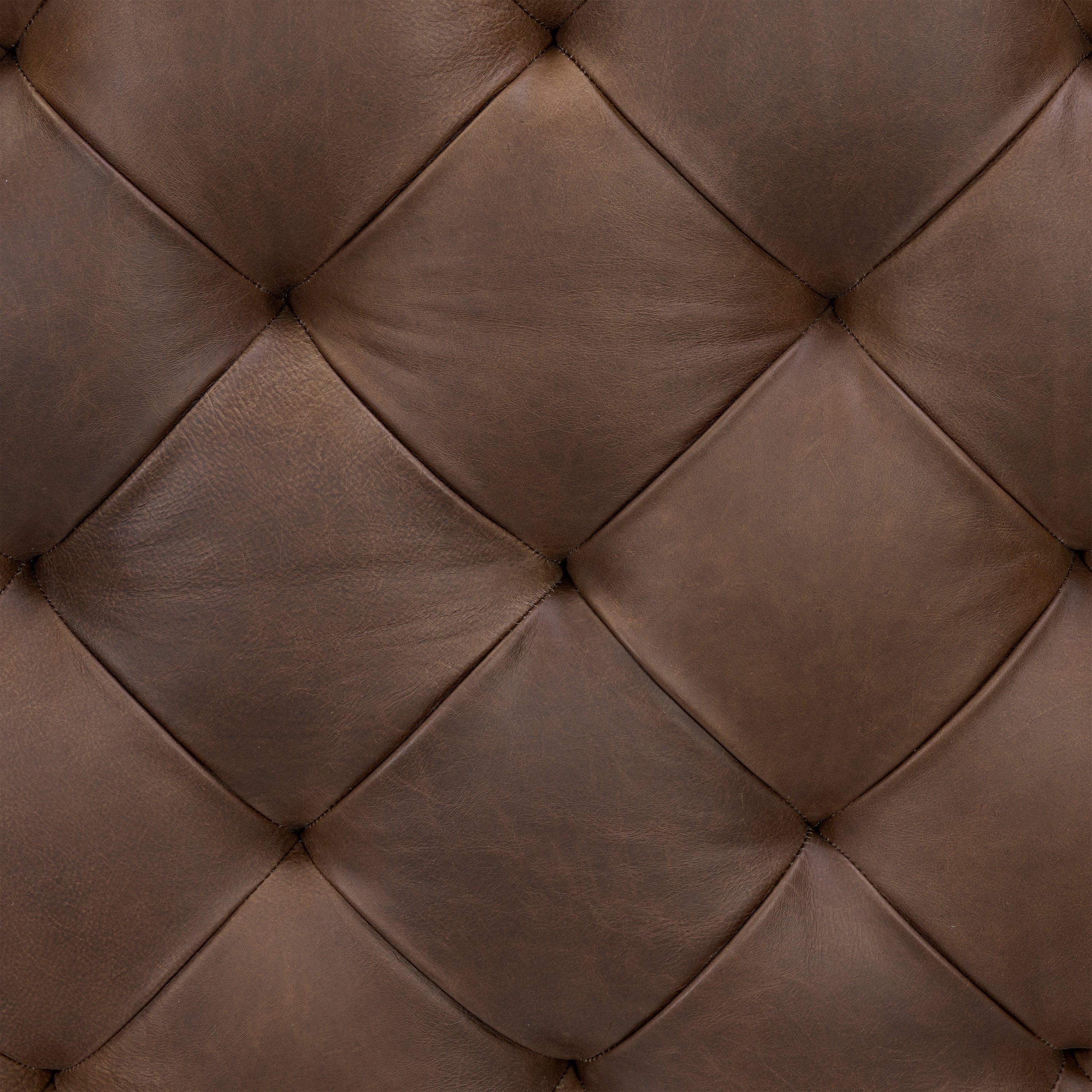 Turin Leather Ottoman | Cocoa Brown - Image 13
