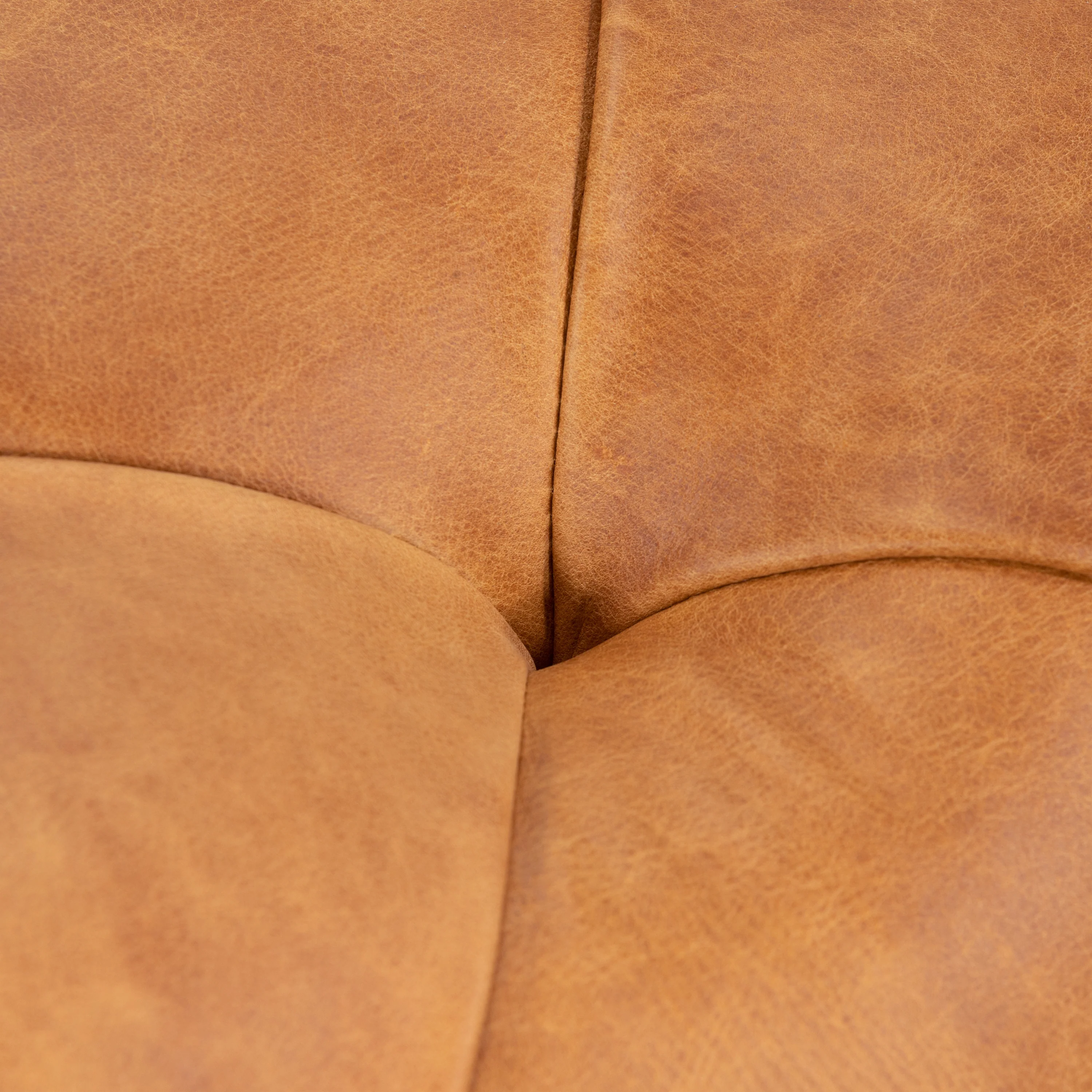 Turin Leather Ottoman | Cognac Tan - Image 12