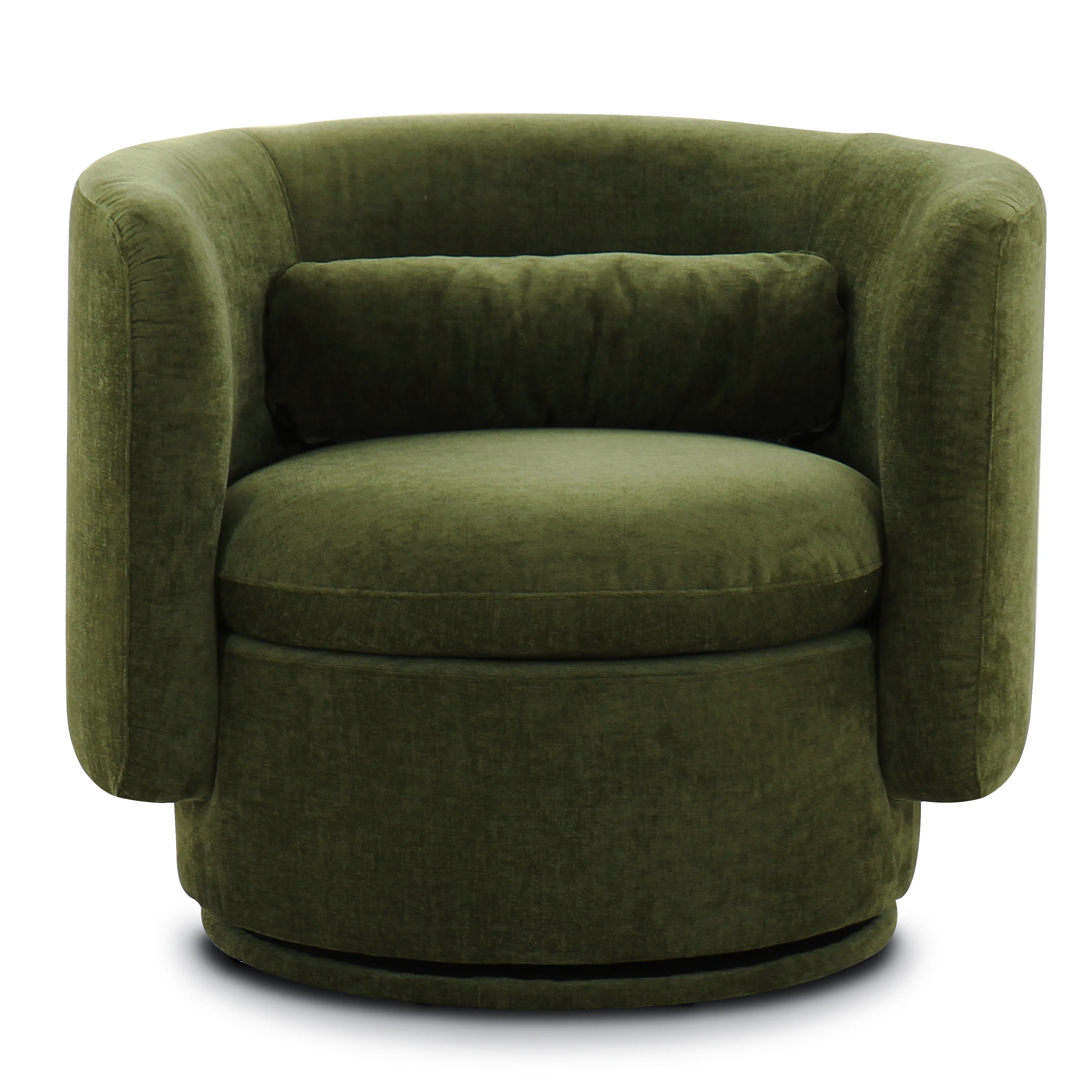 Tuzla Swivel Chair | Distressed Green Velvet - Image 3