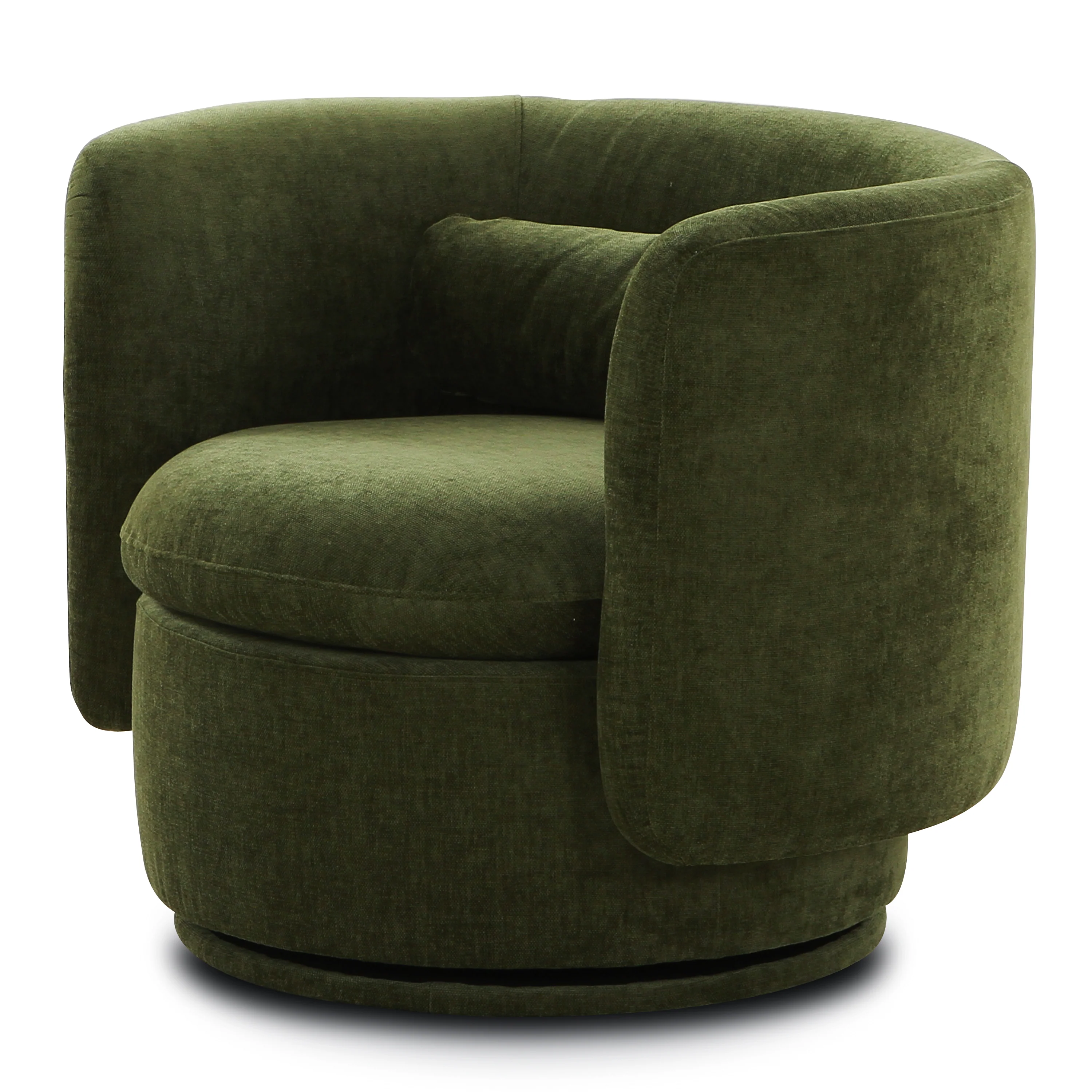 Tuzla Swivel Chair | Distressed Green Velvet - Image 4