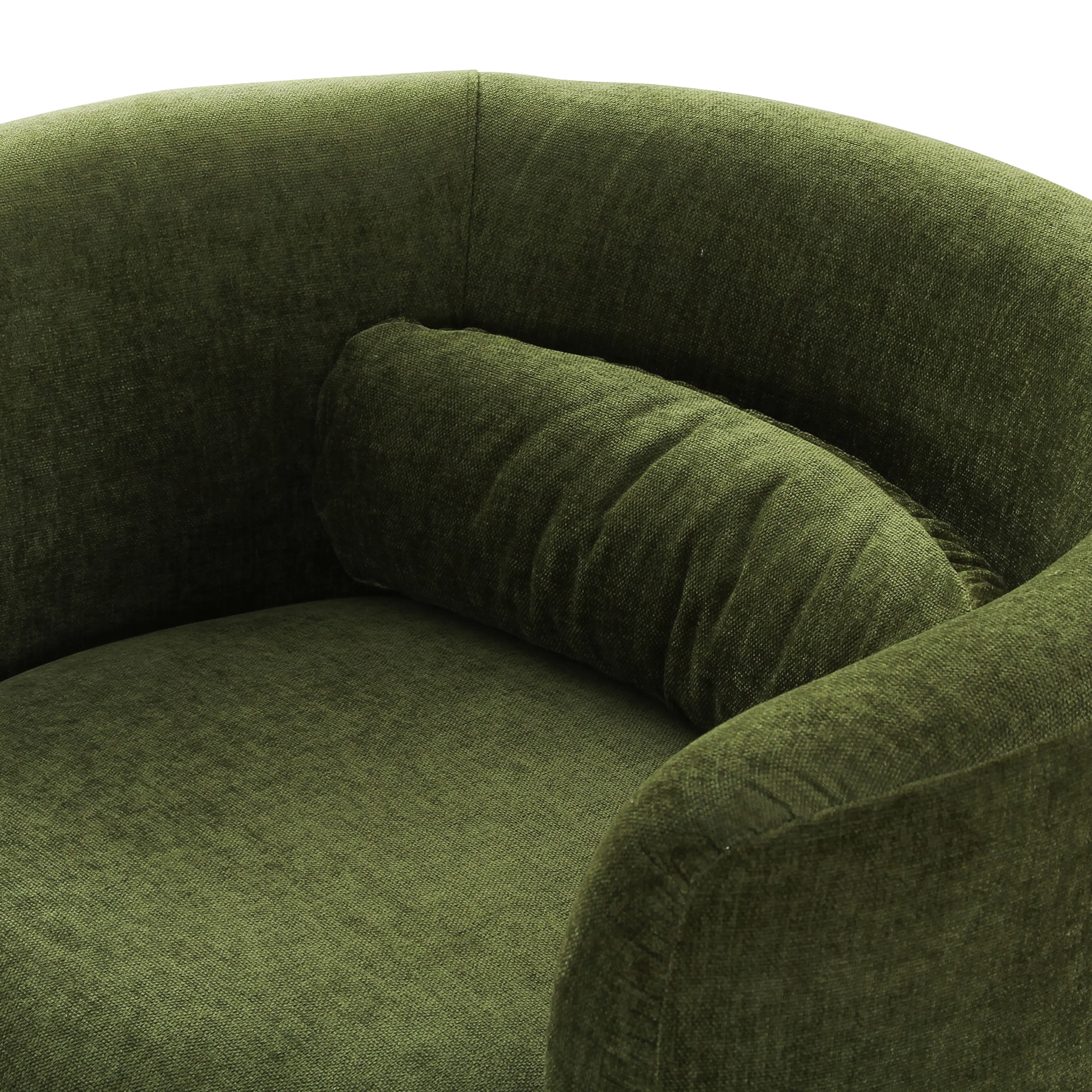 Tuzla Swivel Chair | Distressed Green Velvet - Image 8