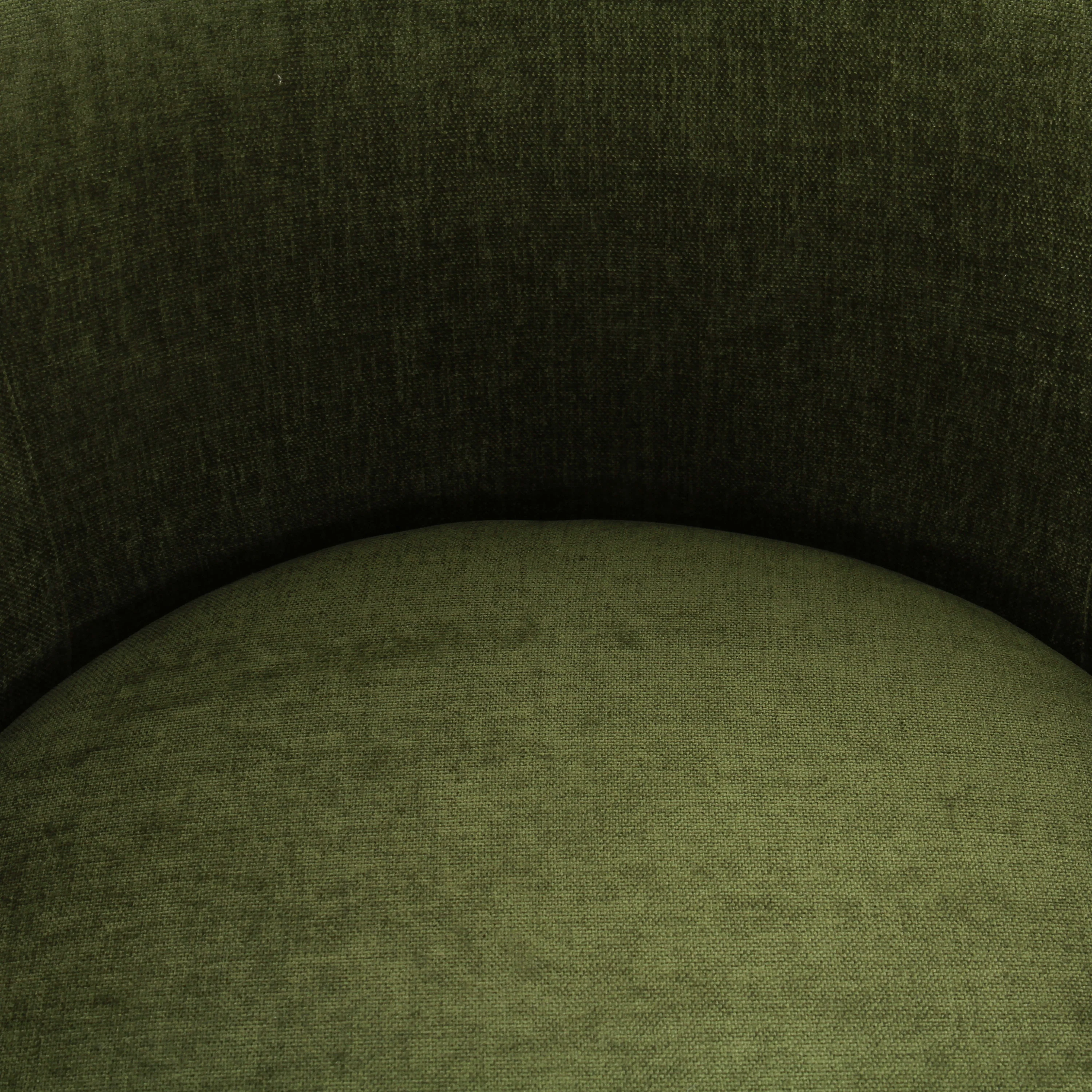 Tuzla Swivel Chair | Distressed Green Velvet - Image 9