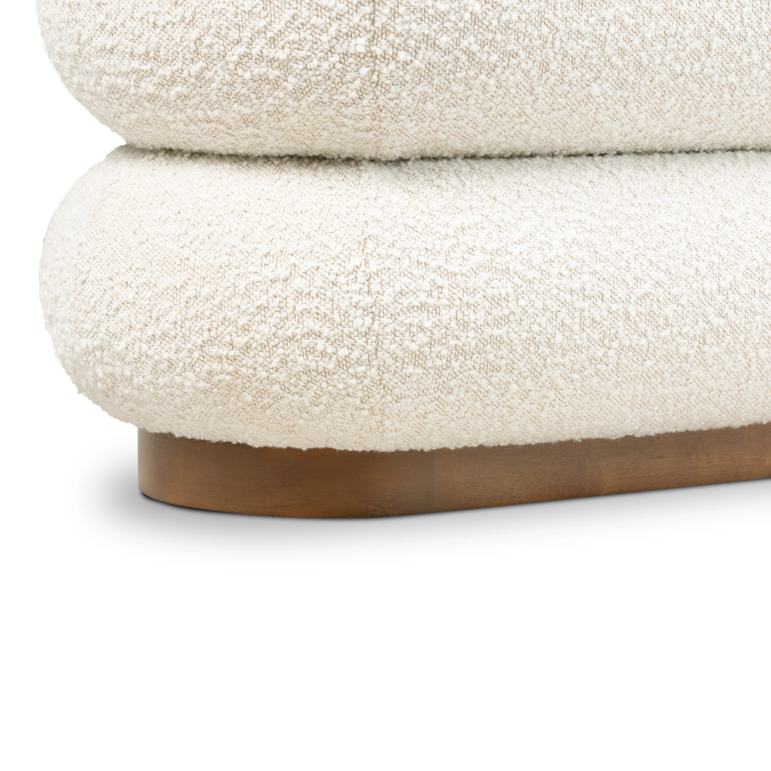 Varde Bench | Froth White Boucle - Image 11