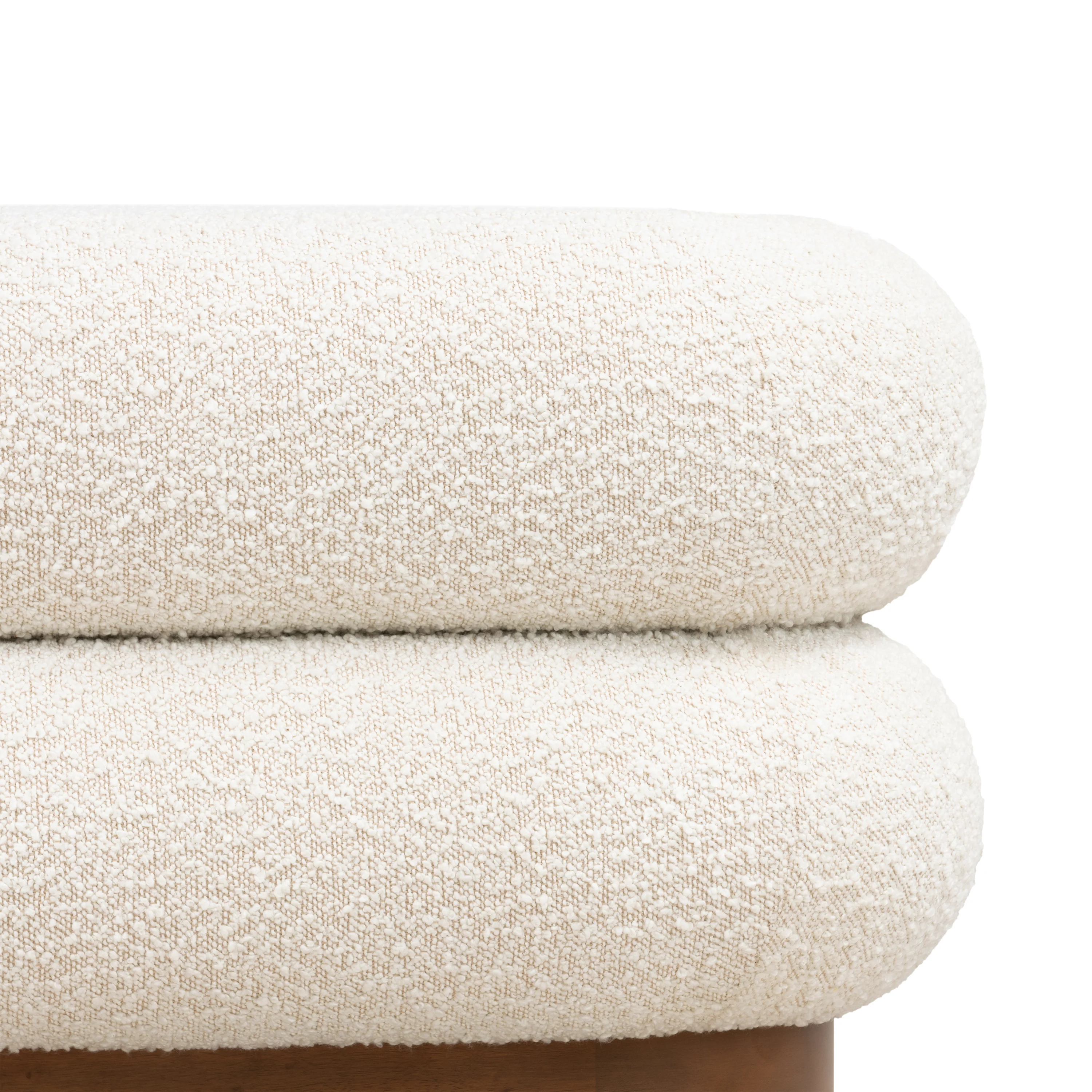 Varde Bench | Froth White Boucle - Image 9