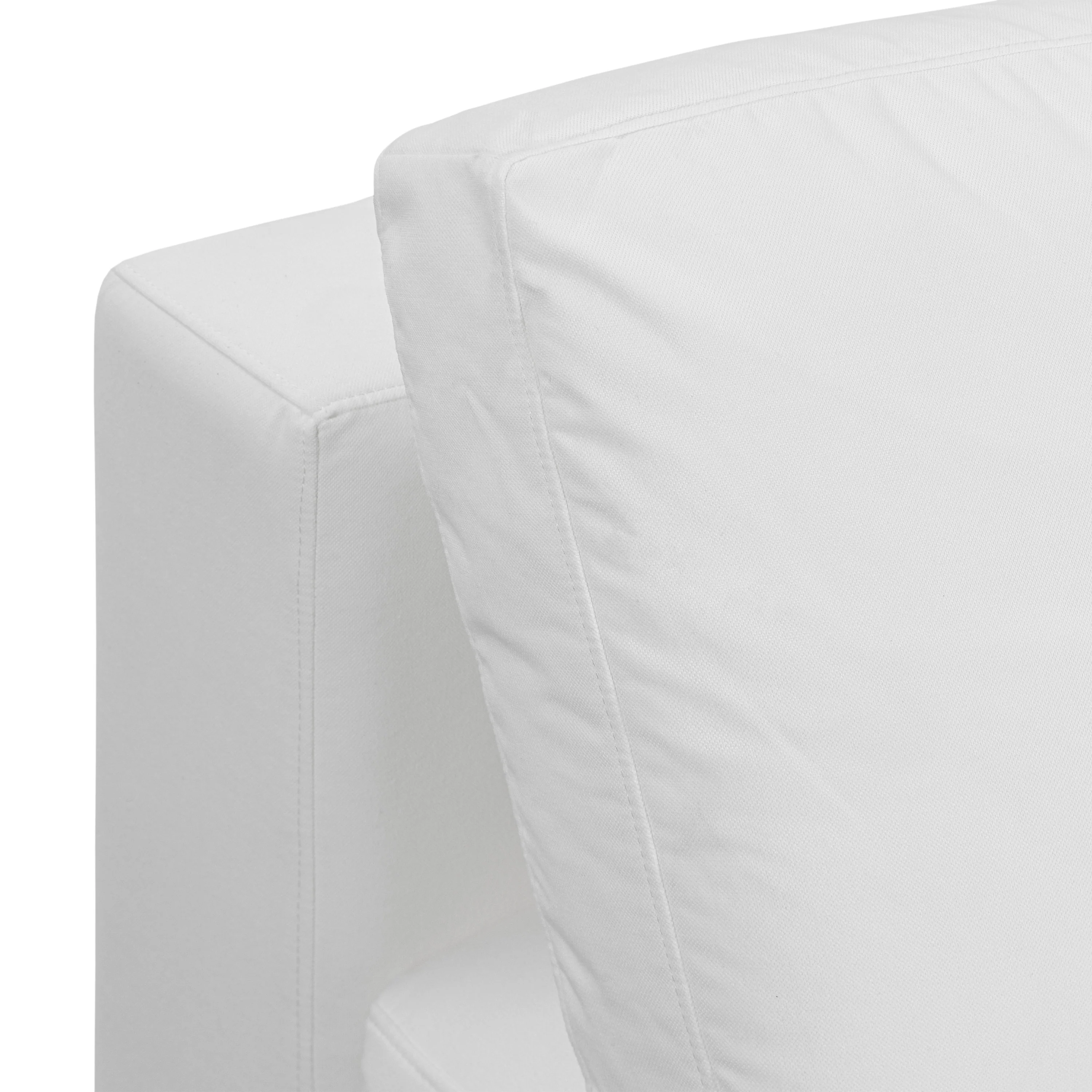 Vari Modular Armless Chair | Cotton White - Image 11