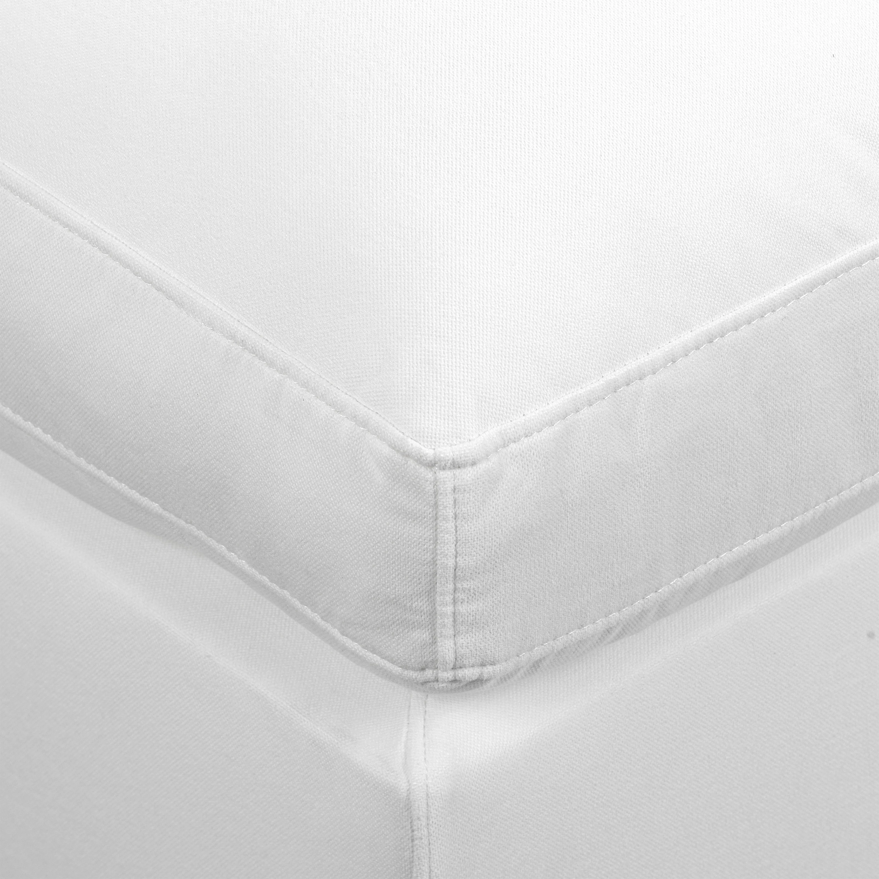 Vari Modular Armless Chair | Cotton White - Image 12