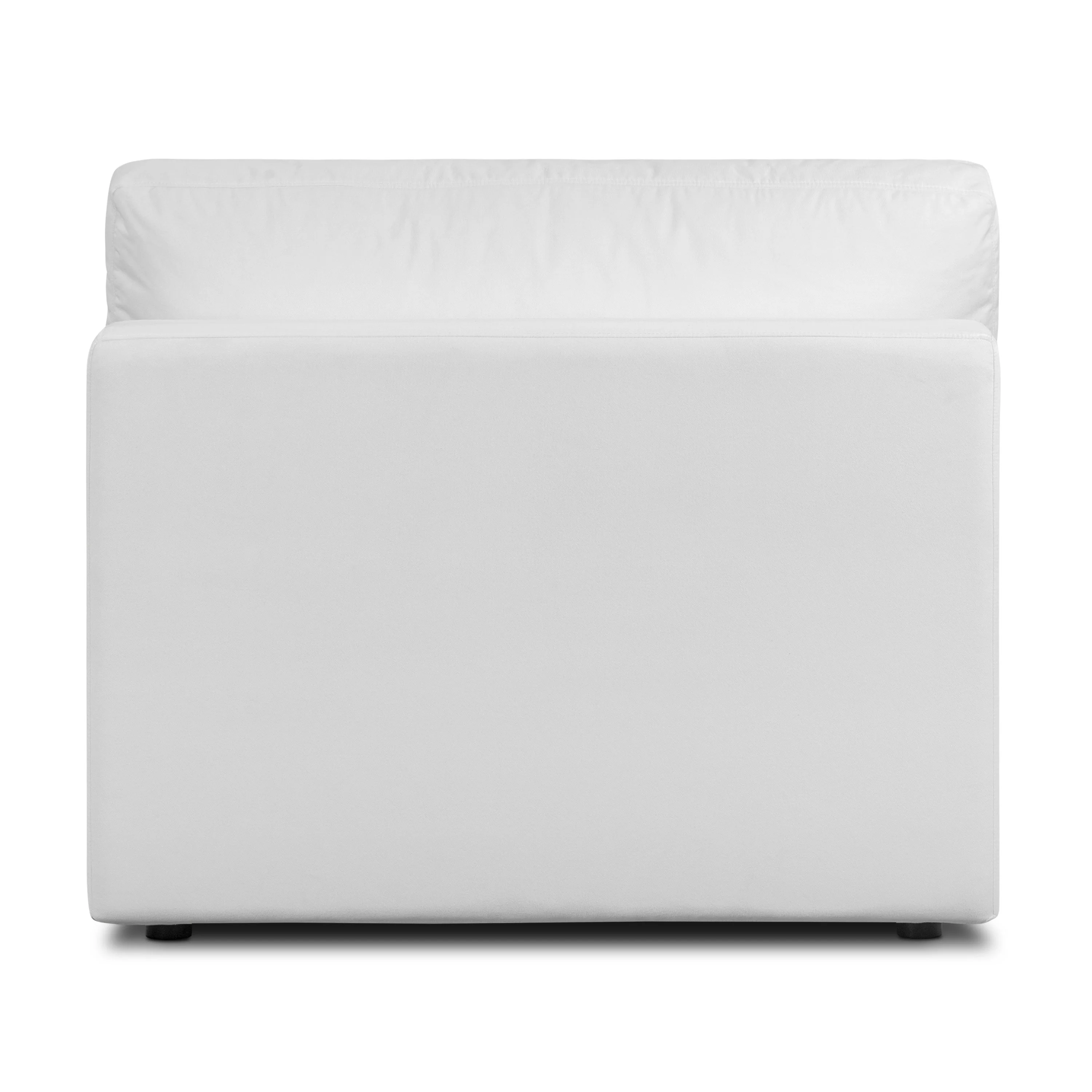 Vari Modular Armless Chair | Cotton White - Image 9